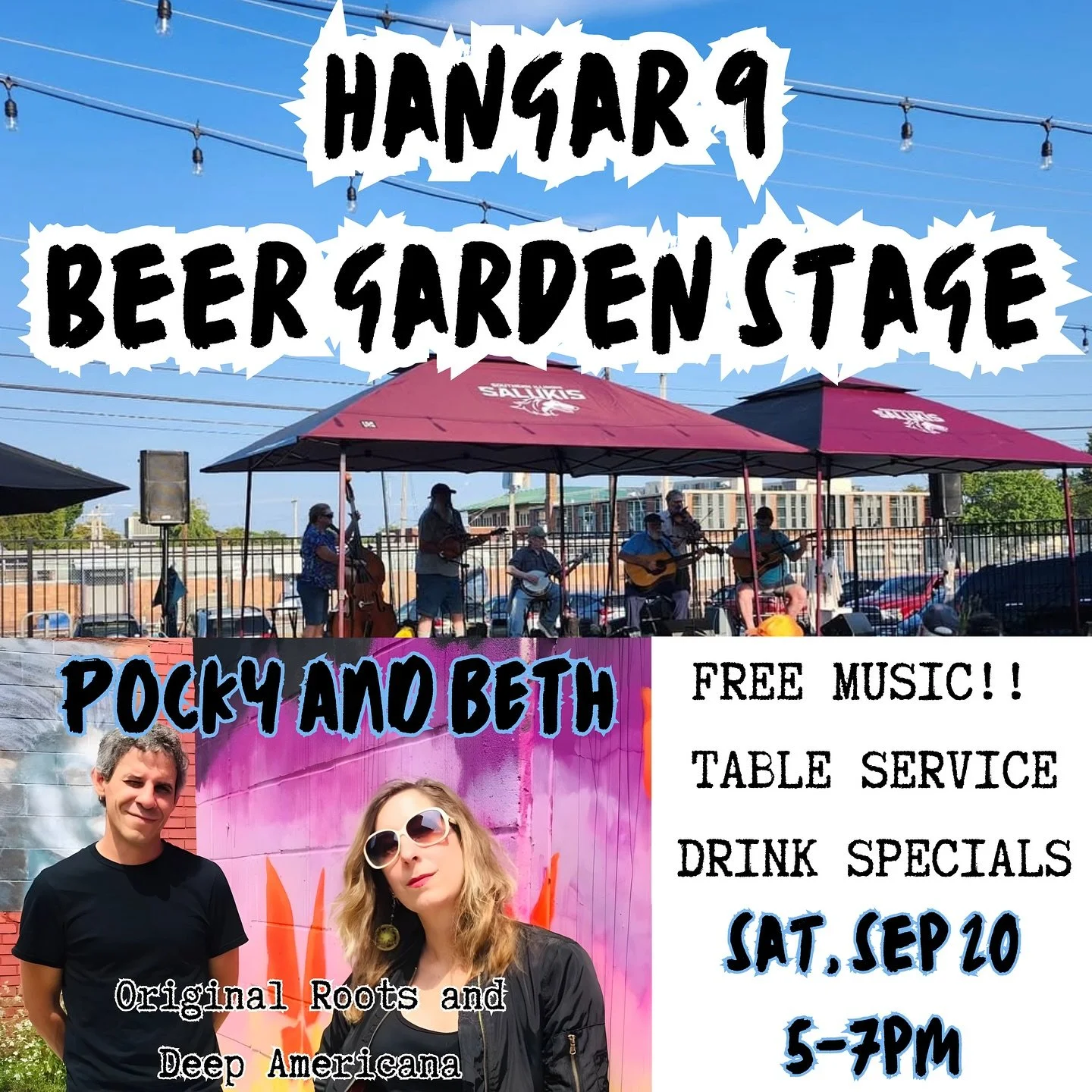 🎶 Tomorrow 5–7pm, Pocky & Beth bring live music to our Beer Garden! 🌞 and stick around after — we’ll be switching gears into REGGAE NIGHT 🌴🔥