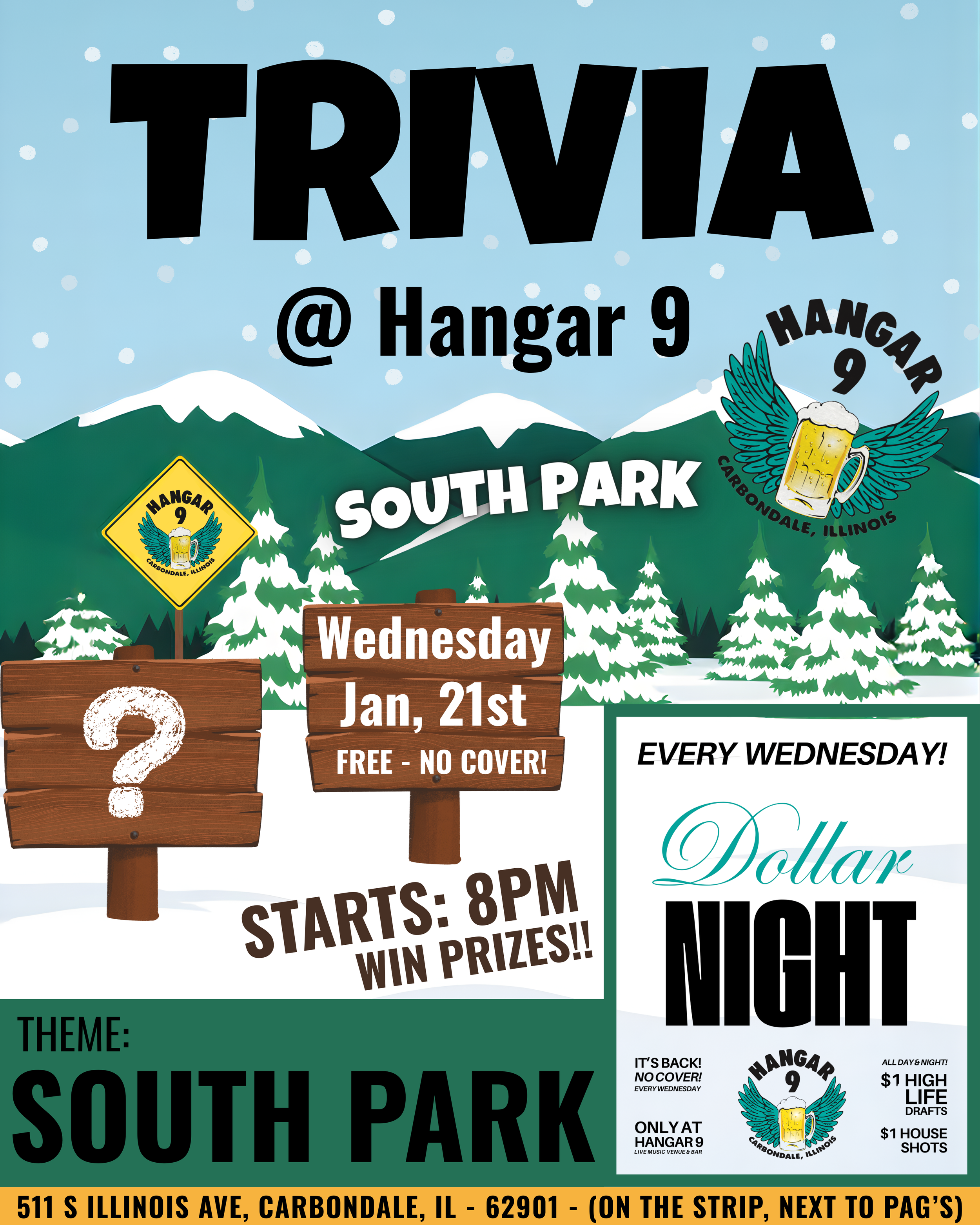 SOUTH PARK TRIVIA - FREE! (NO COVER)+ DOLLAR NIGHT