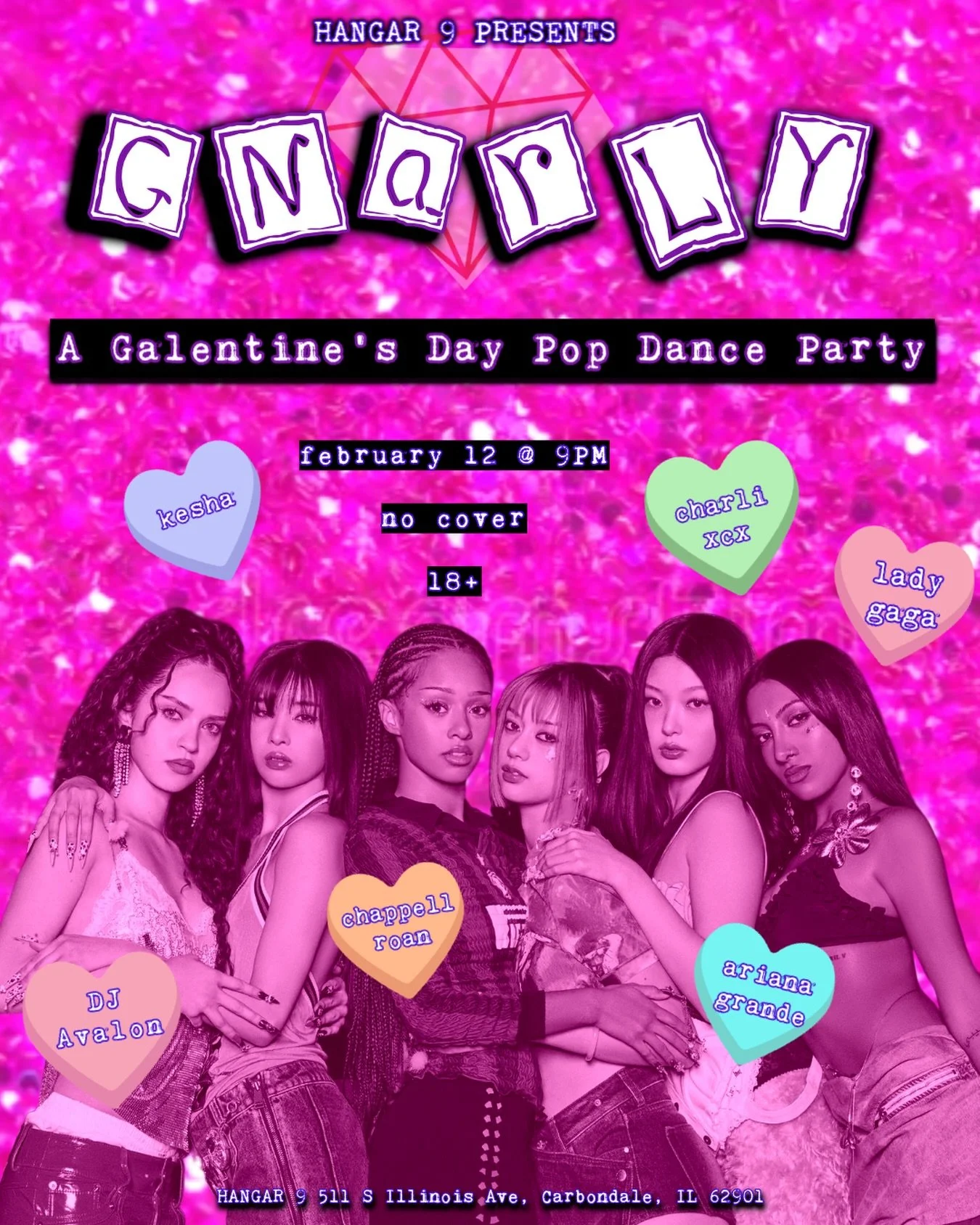 💖💅 GNARLY: A Galentine&rsquo;s Day Pop Dance Party 💅💖 

Grab the girls, the gays and anybody who loves pop ! ready to dance to your favs?! &mdash; GNARLY is taking over Hangar 9 💃✨ 

We&rsquo;re throwing a high-energy Galentine&rsquo;s pop dance