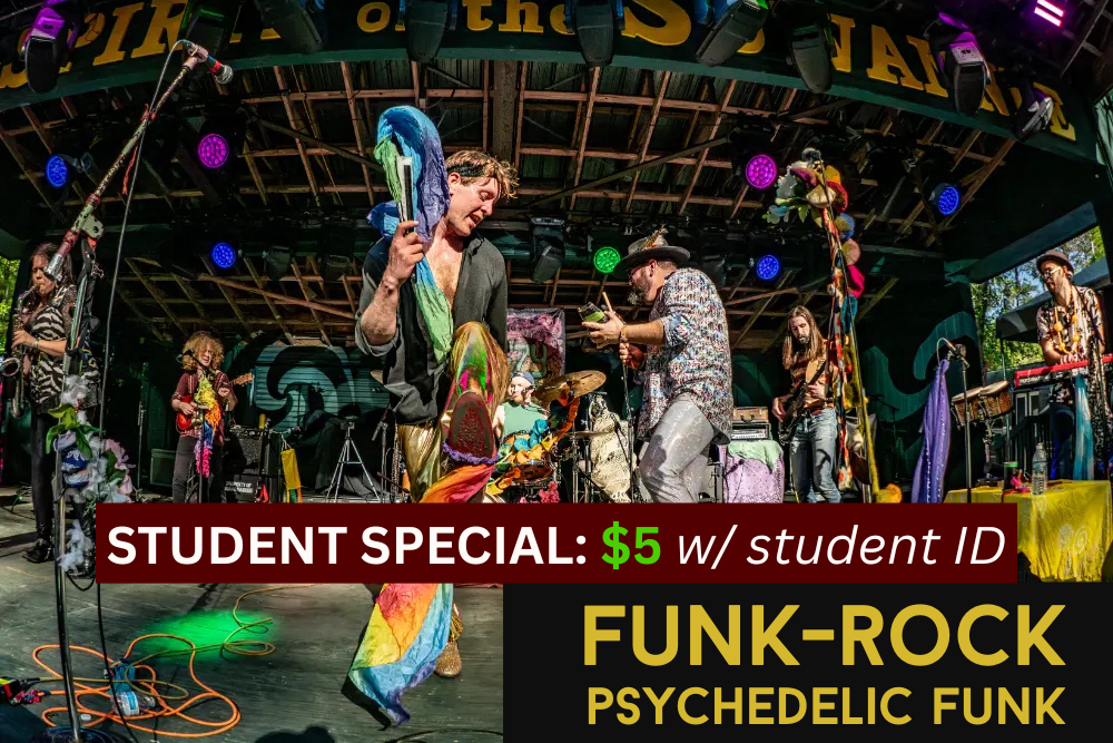 Sneezy ($10 Pre-Sale, $12 DOS) - $5 with Student ID