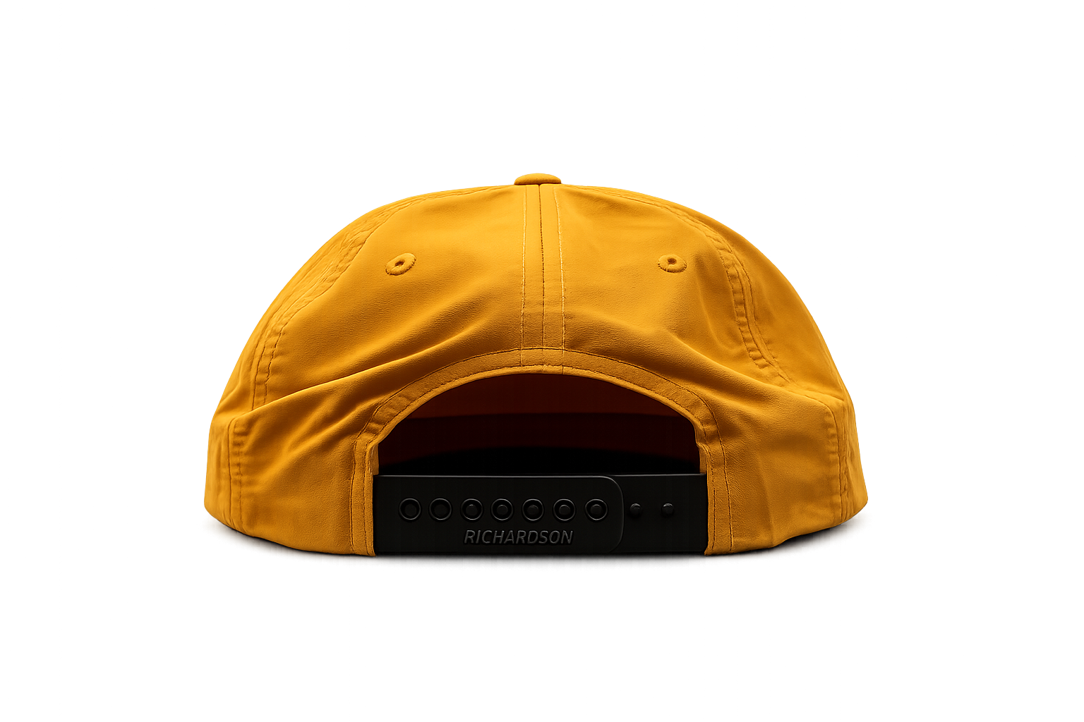 Mustard yellow snapback cap close-up.png