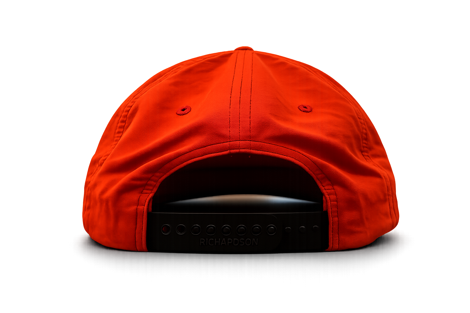 Orange Richardson snapback cap close-up.png