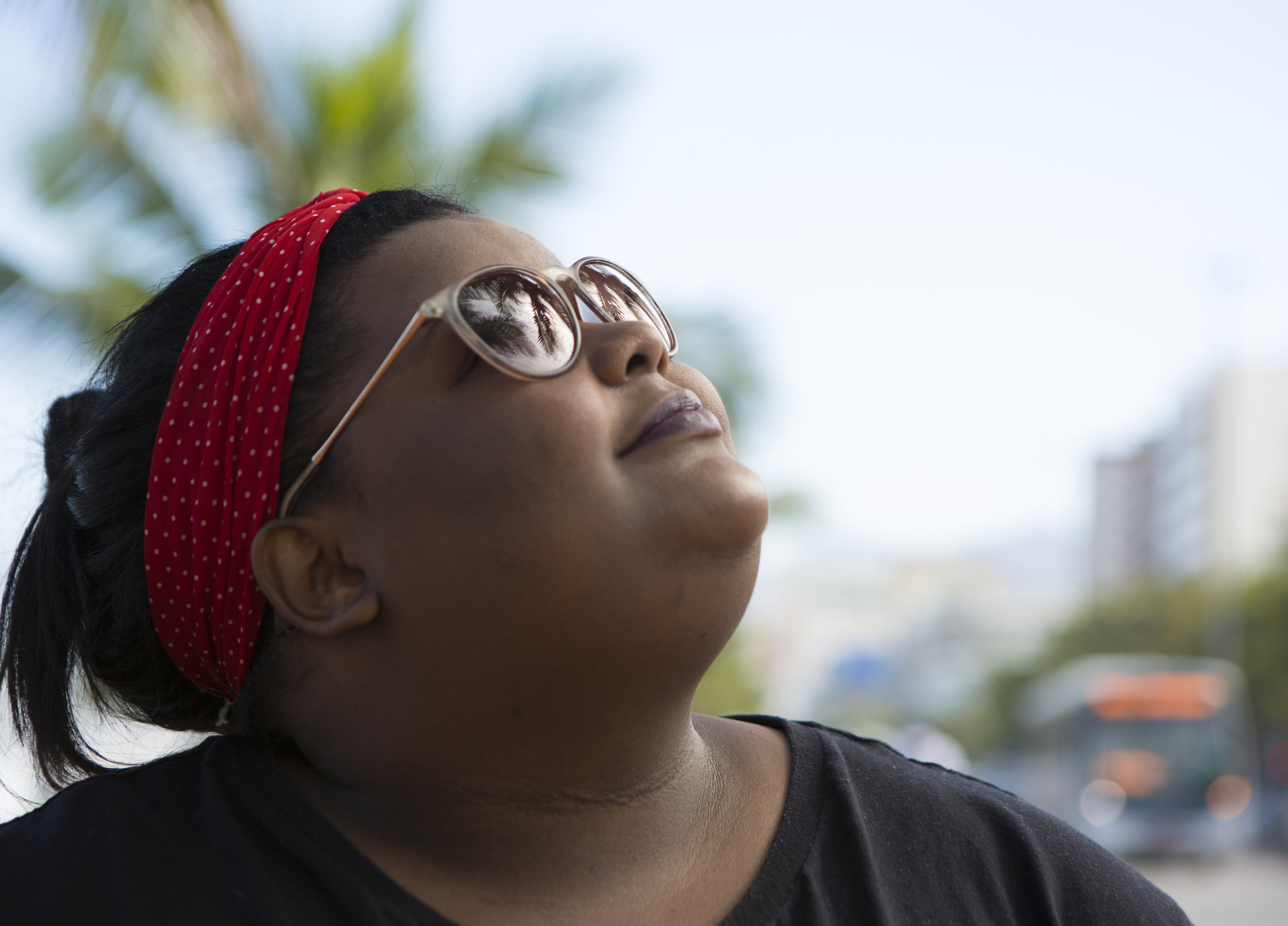 Nothing but blue skies and sunshine ahead of funkeira MC Carol from Niteroi, Brazil.
