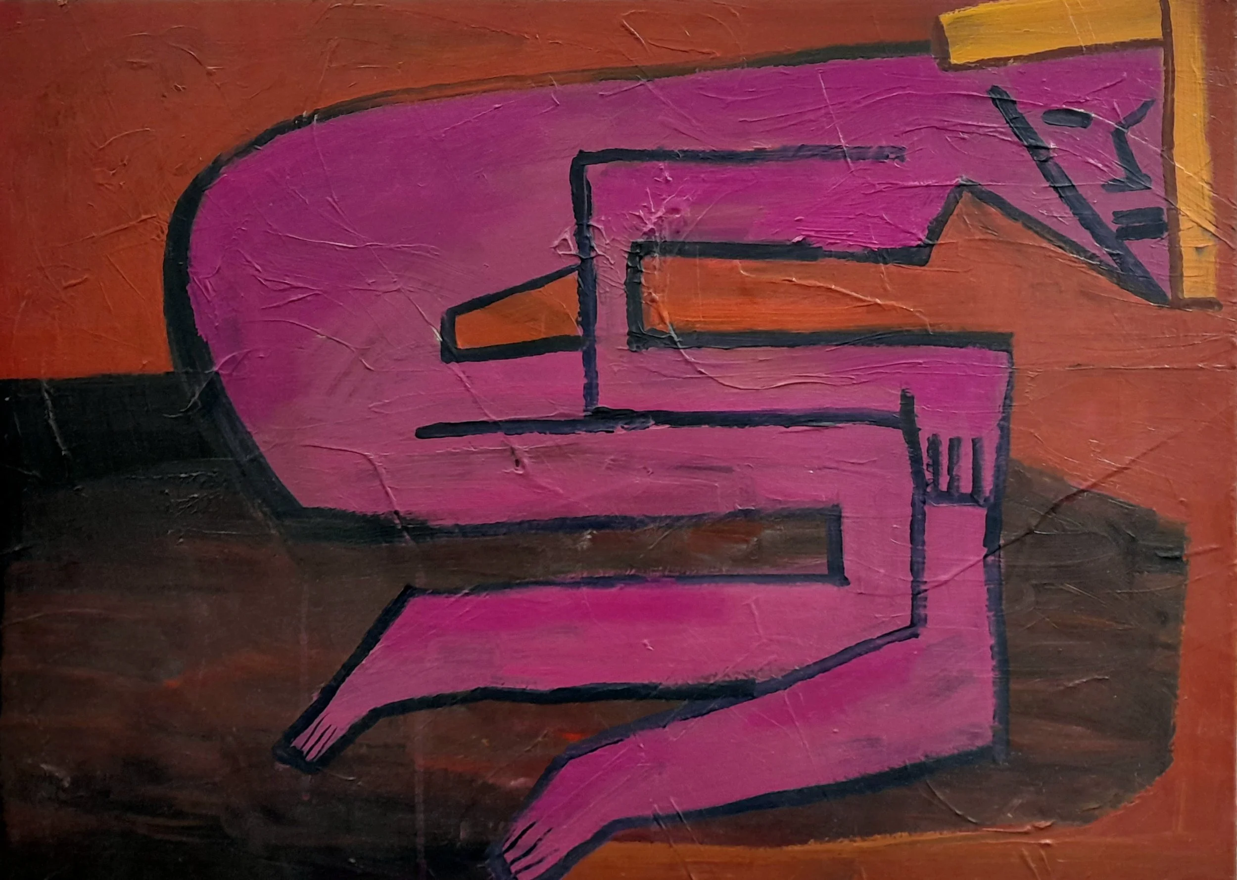 Neaps Acrylic on canvas. 59 x 84 cm. 2020