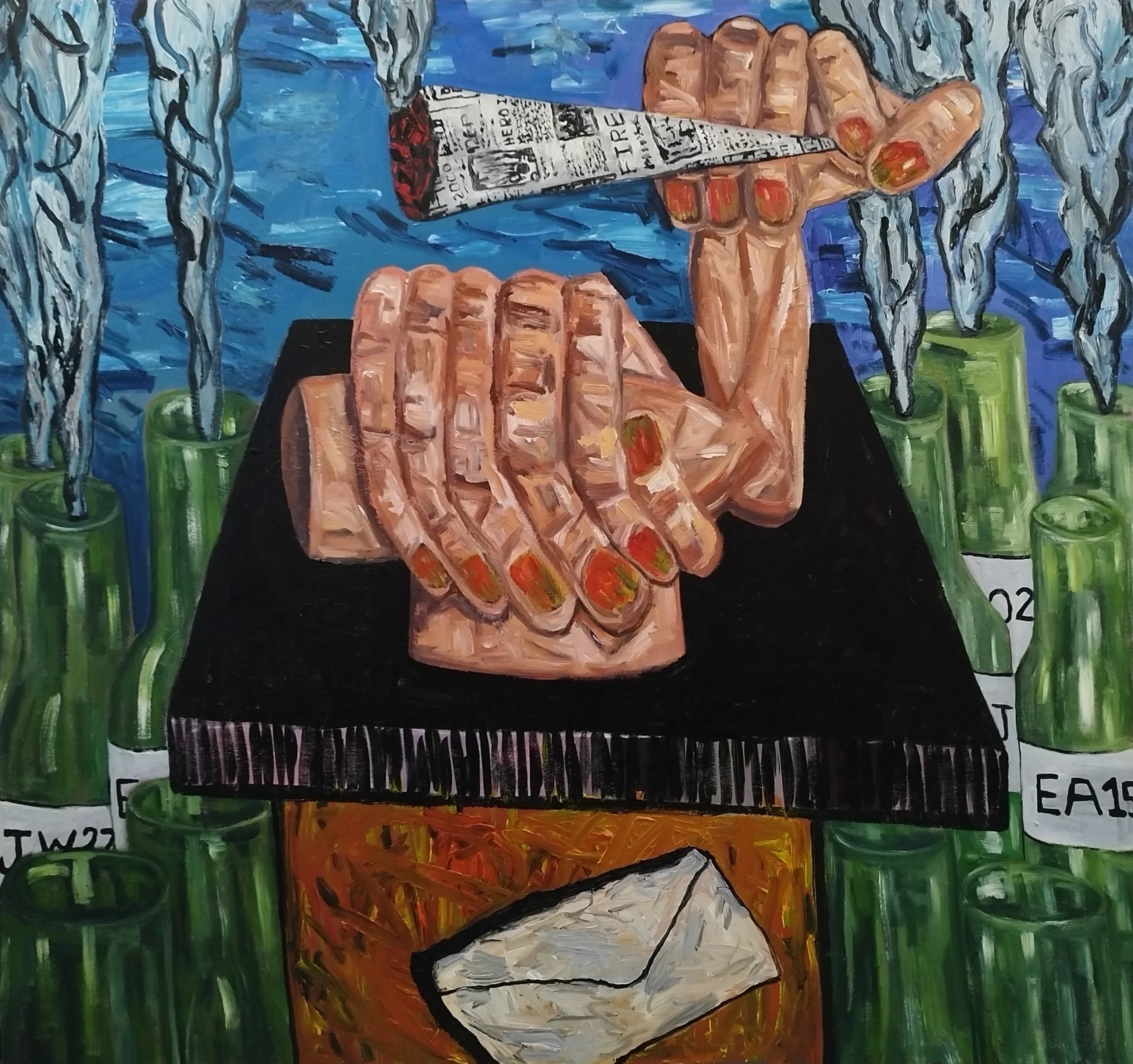 OLD SPORT 6 Acrylic on canvas. 160 x 170 cm. 2023