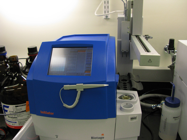 A Biotage Microwave, with an autosampler for up to eight reaction vials