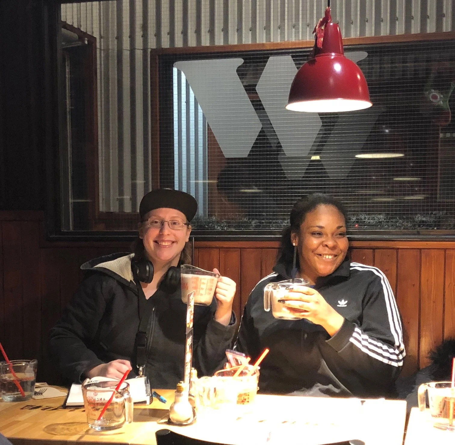 Youth from the Second Stage Housing program enjoyed their Holiday Dinner at the Works.