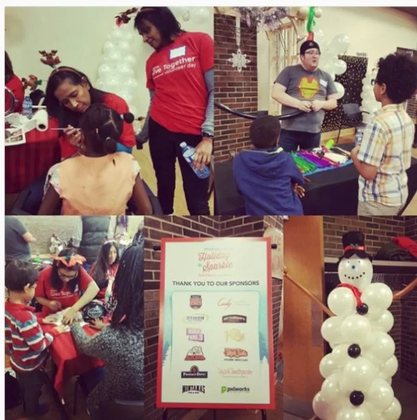 THe 2019 Rogers Holiday Party for the Y’s Emergency Family Shelter.