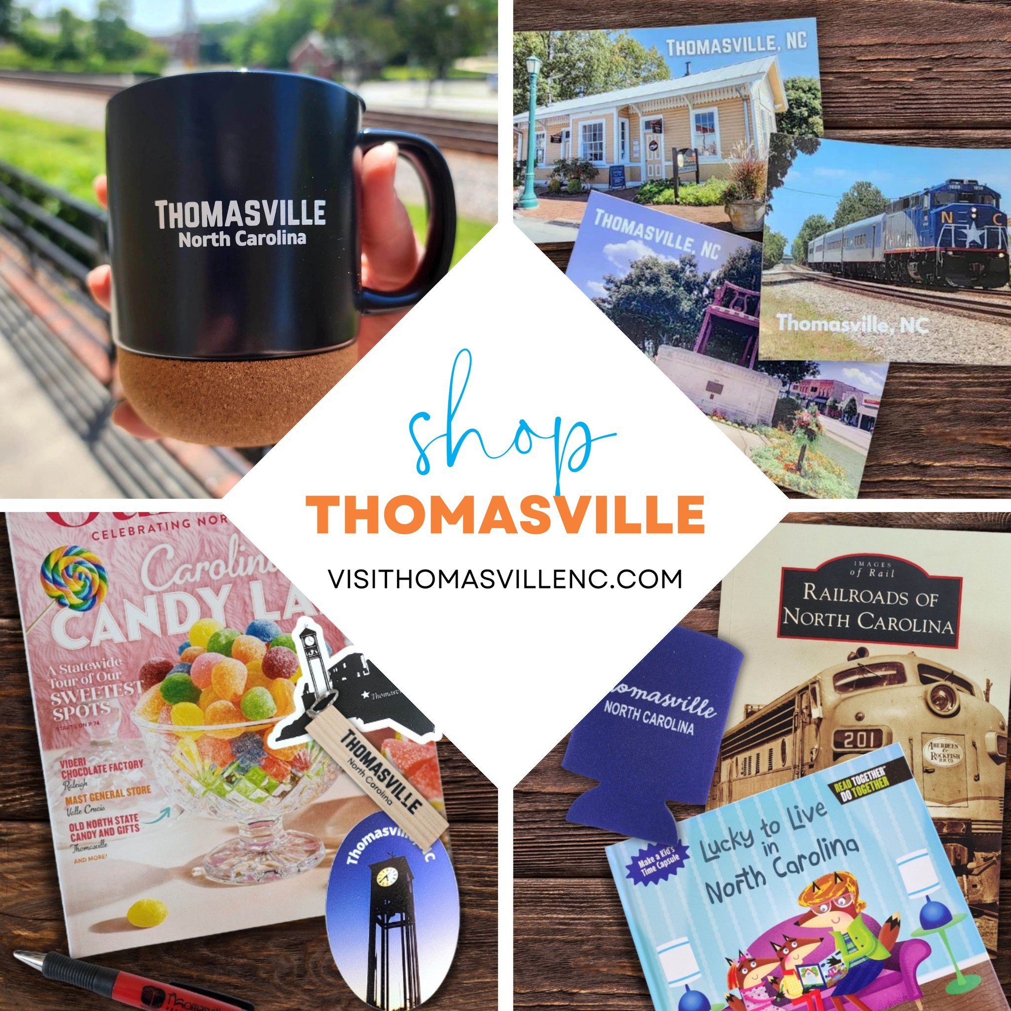 Shop Thomasville Souvenirs! We have a collection of local books, mugs, magazines, koozies, t-shirts, and much more! Be sure to check out our website here: https://thomasville-nc-tourism.myshopify.com/
.
.
.
#thomasville #thomasvillenctourism #thomasv