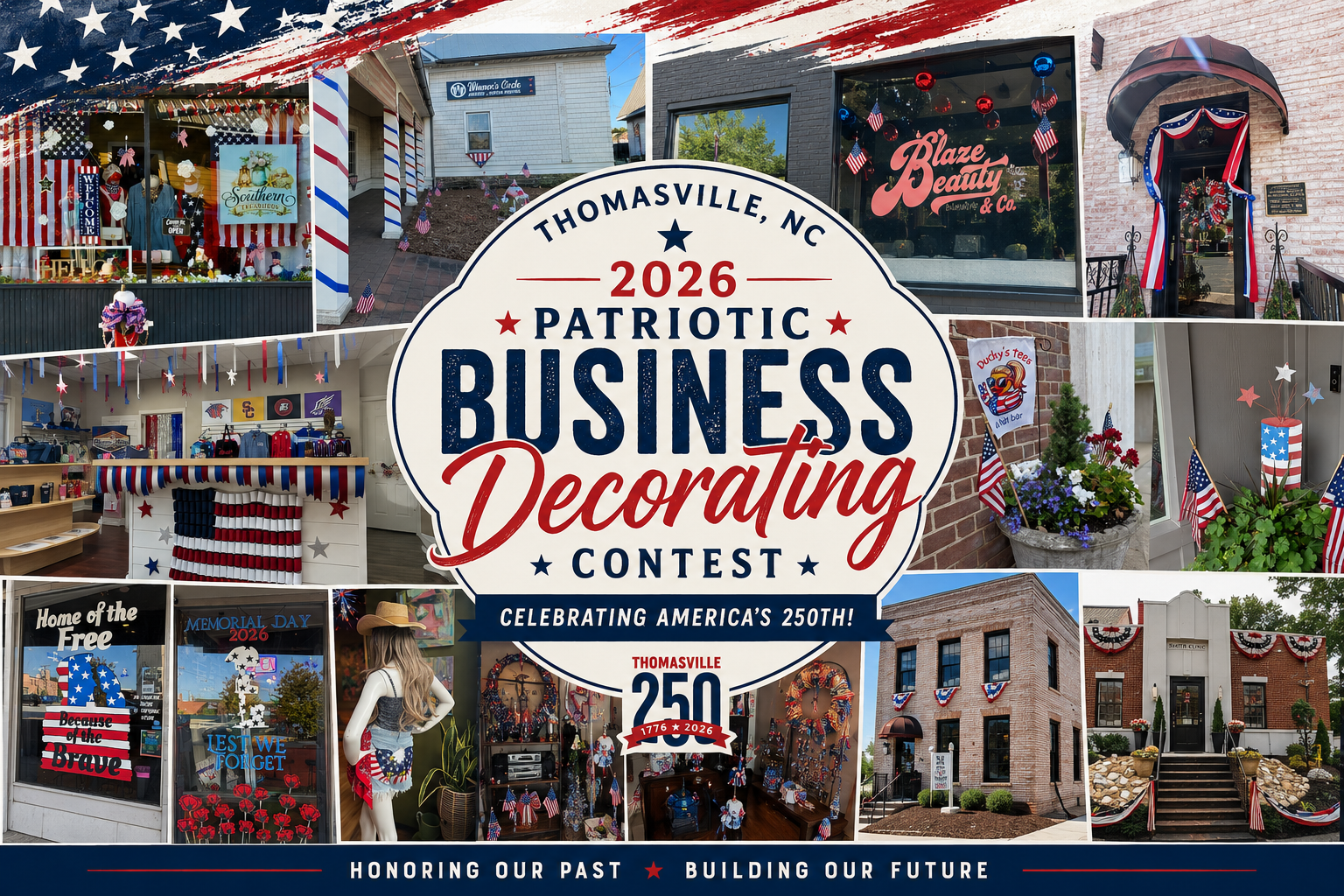 Thomasville was seeing red, white and blue this summer!
