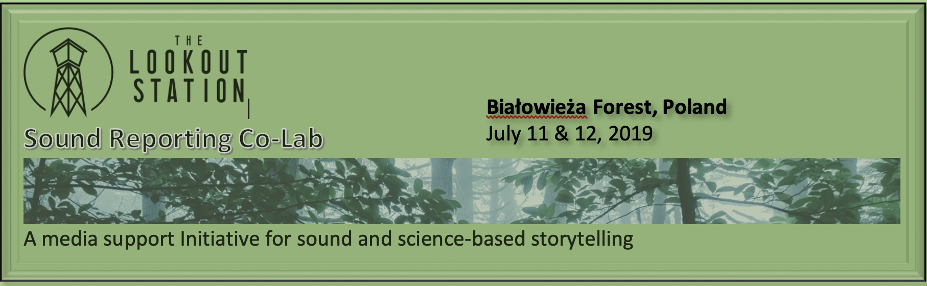 Sound Reporting Co-Lab is a 6-month media support program that helps 10 journalists from 6 media based in Europe and US produce sound-based stories around climate change impacts on forests, biodiversity and local communities.
