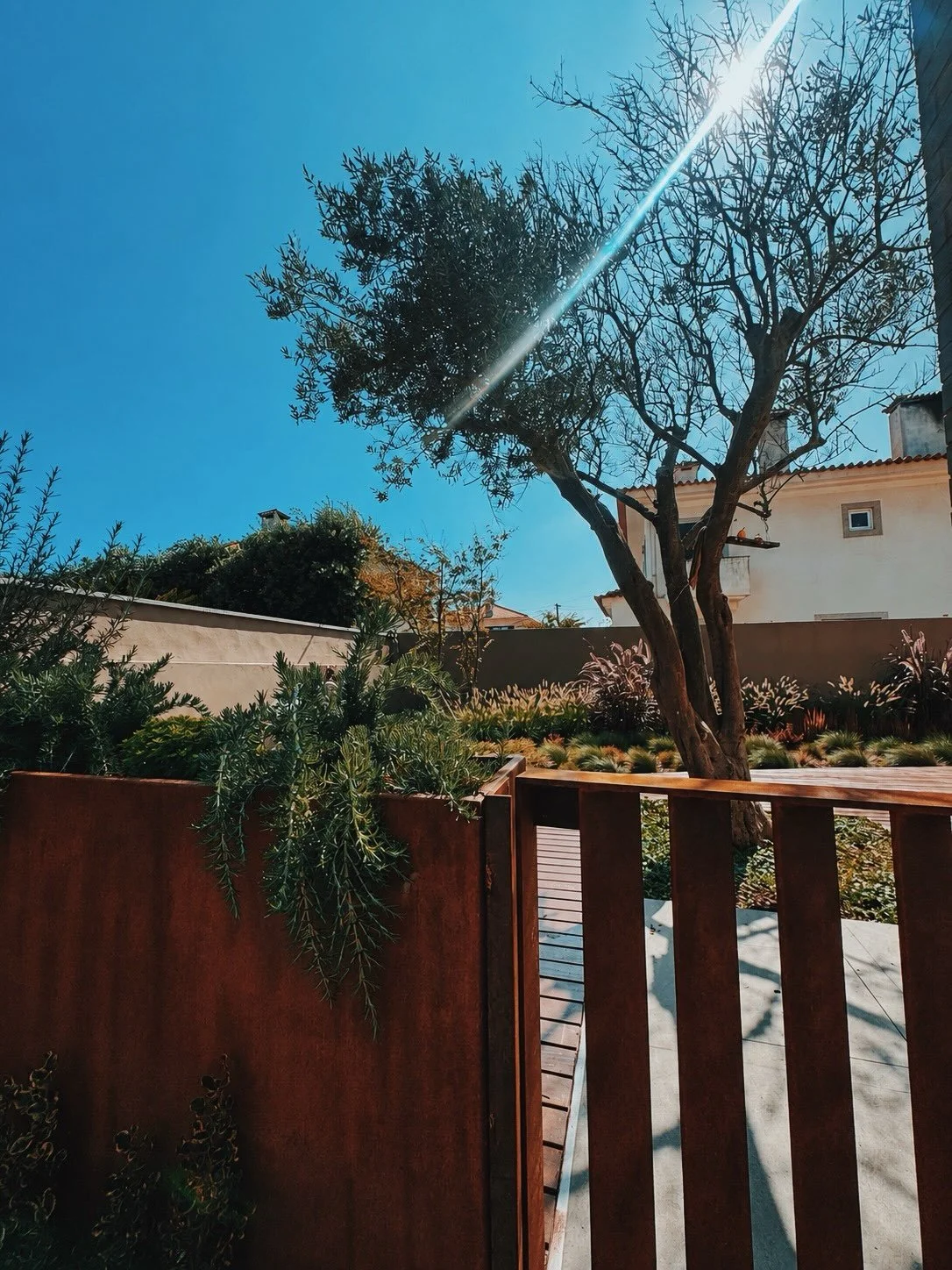 Transformamos o seu espa&ccedil;o exterior ✨

A combina&ccedil;&atilde;o entre a&ccedil;o Corten, madeira e vegeta&ccedil;&atilde;o cria um jardim contempor&acirc;neo com contraste, equil&iacute;brio e identidade. 🌿