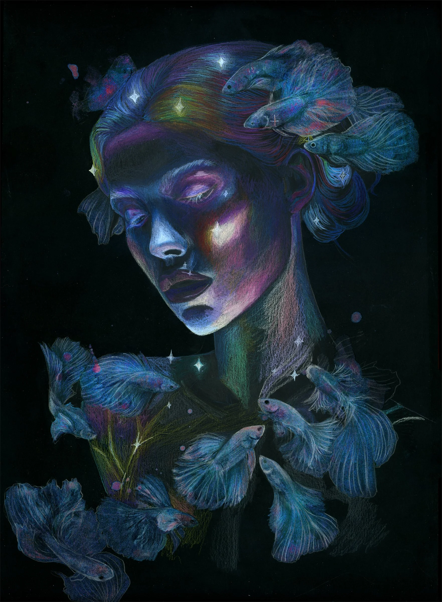 Abyss II_Victoria Olt_29x42_tecnica mixta.jpg