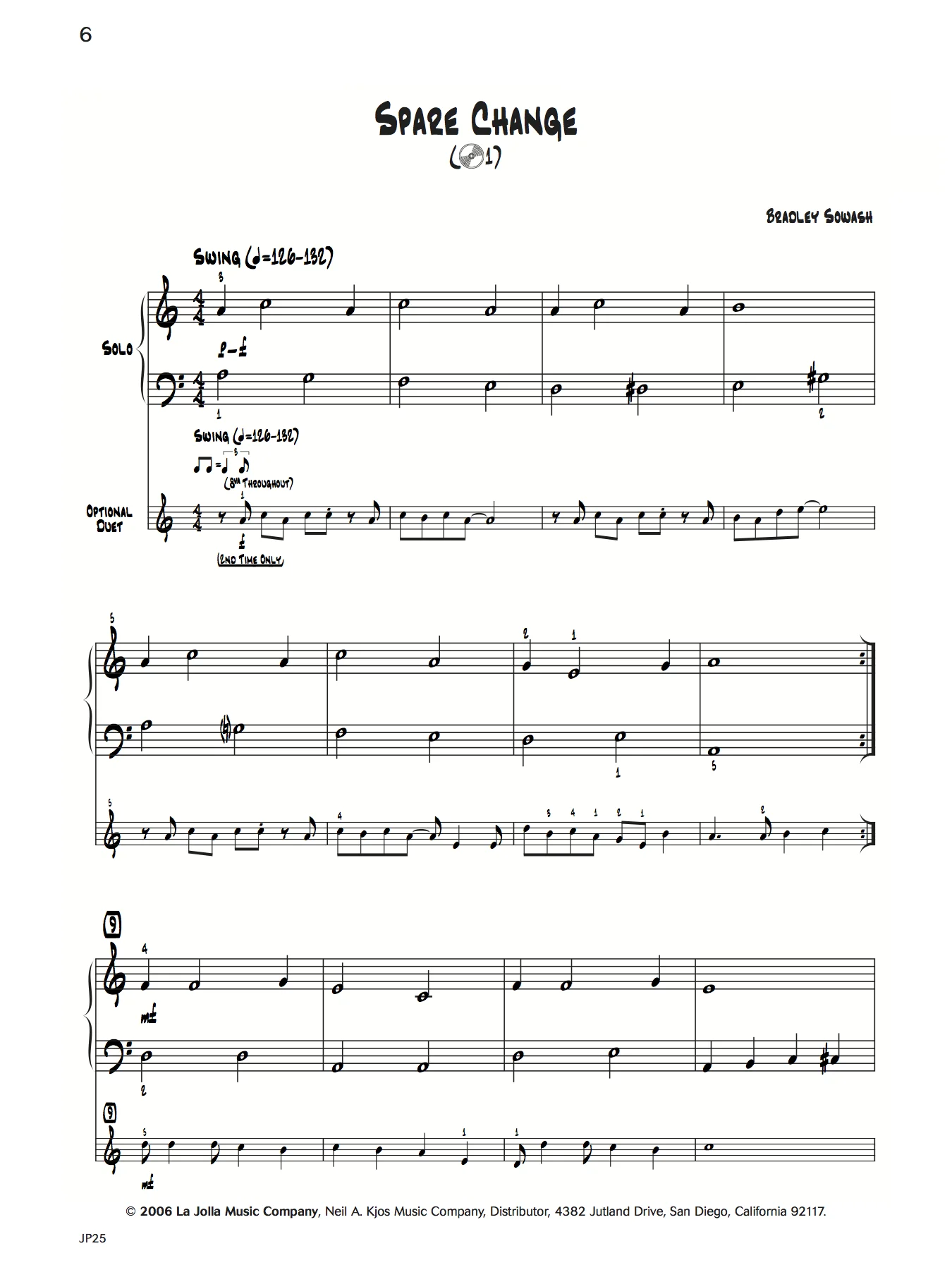 That's Jazz 1 piano sheet music sample