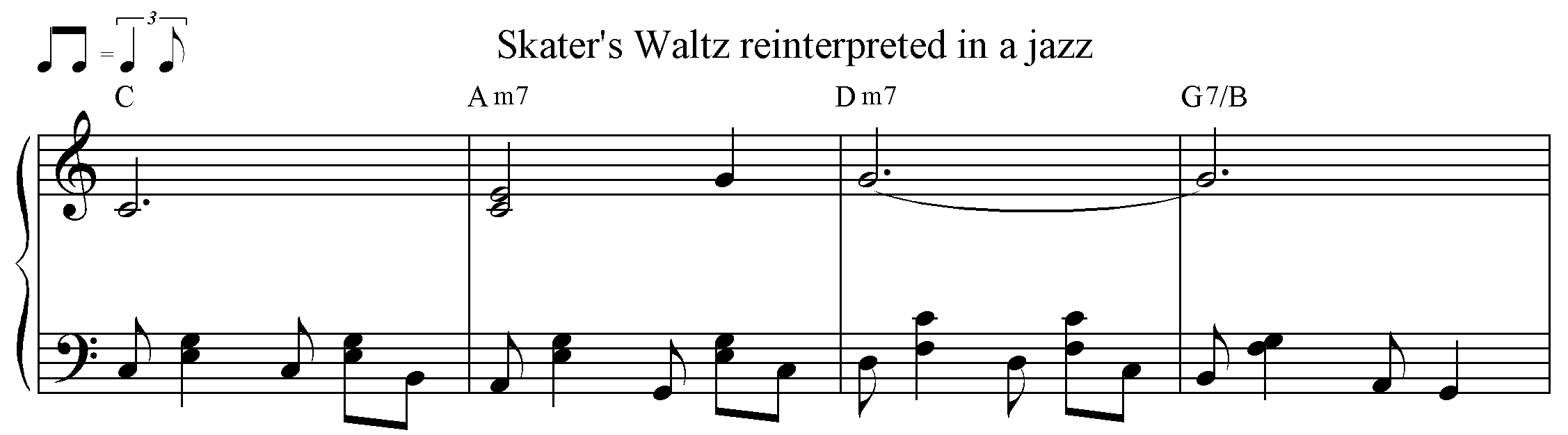 Jazzed up Skater’s Waltz
