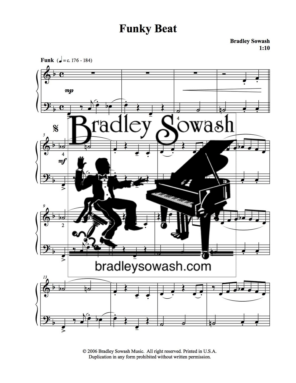 Funky - PDF Bradley Sowash Music