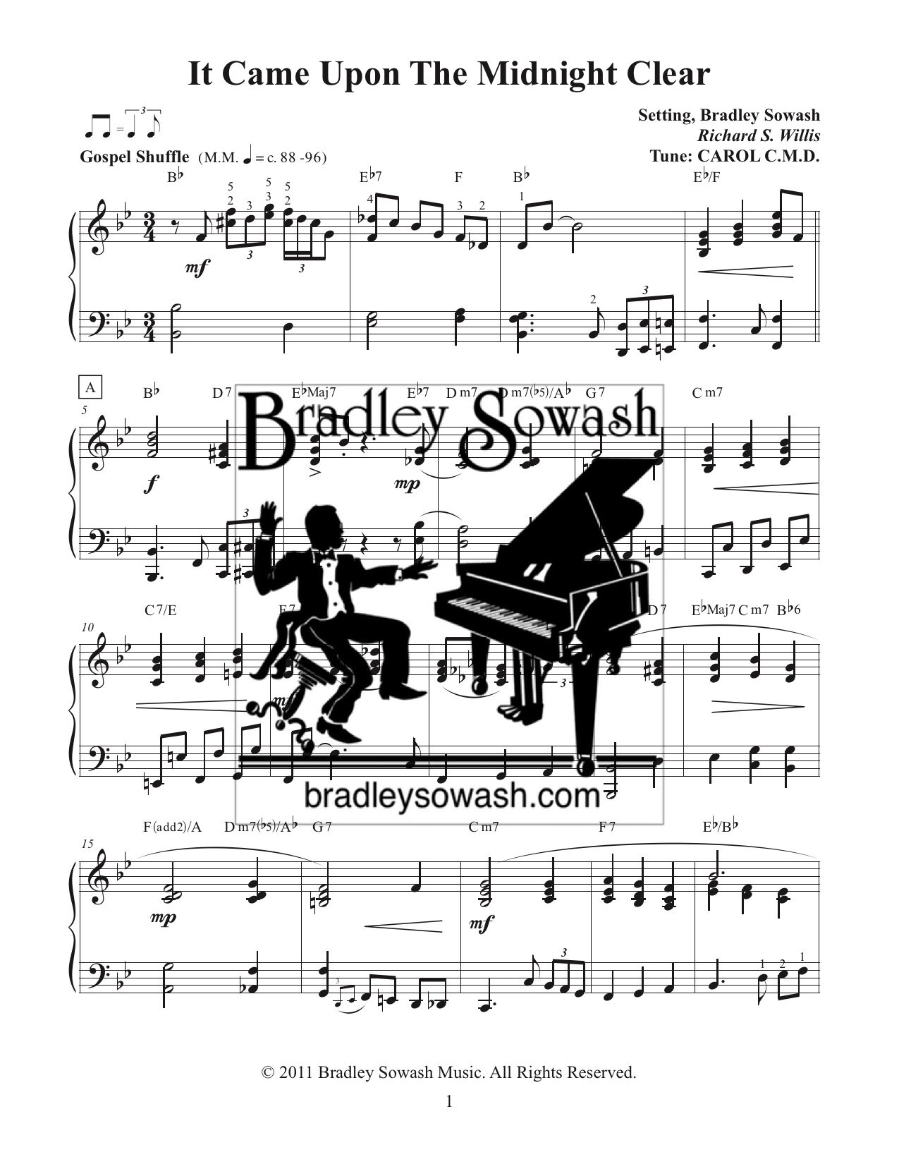 It Came Upon A Midnight Clear Solo Piano Bradley Sowash Bradley Sowash Music