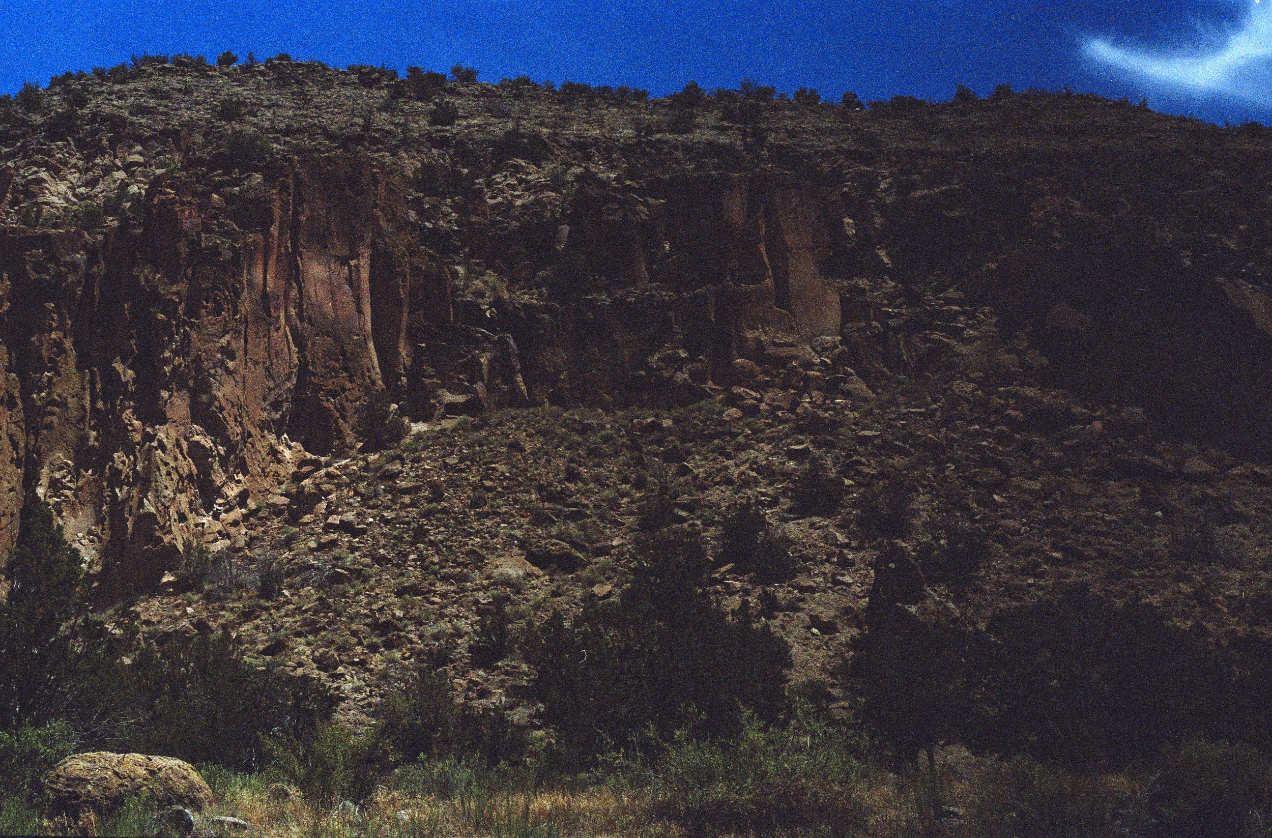   Cliffs, Bandelier, 2012  