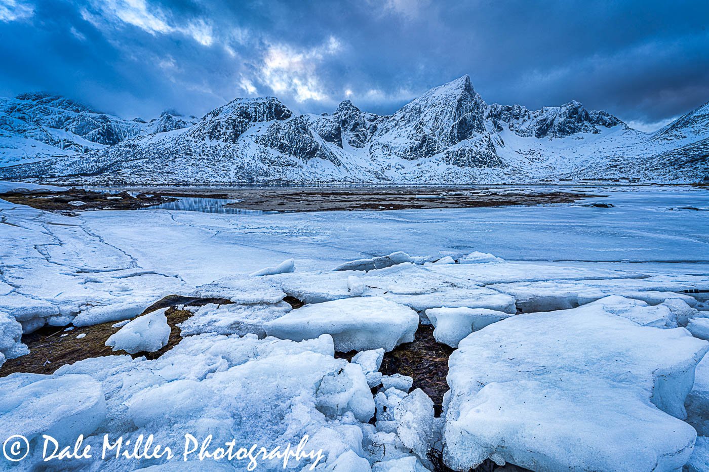 Breaking Ice at Fjord