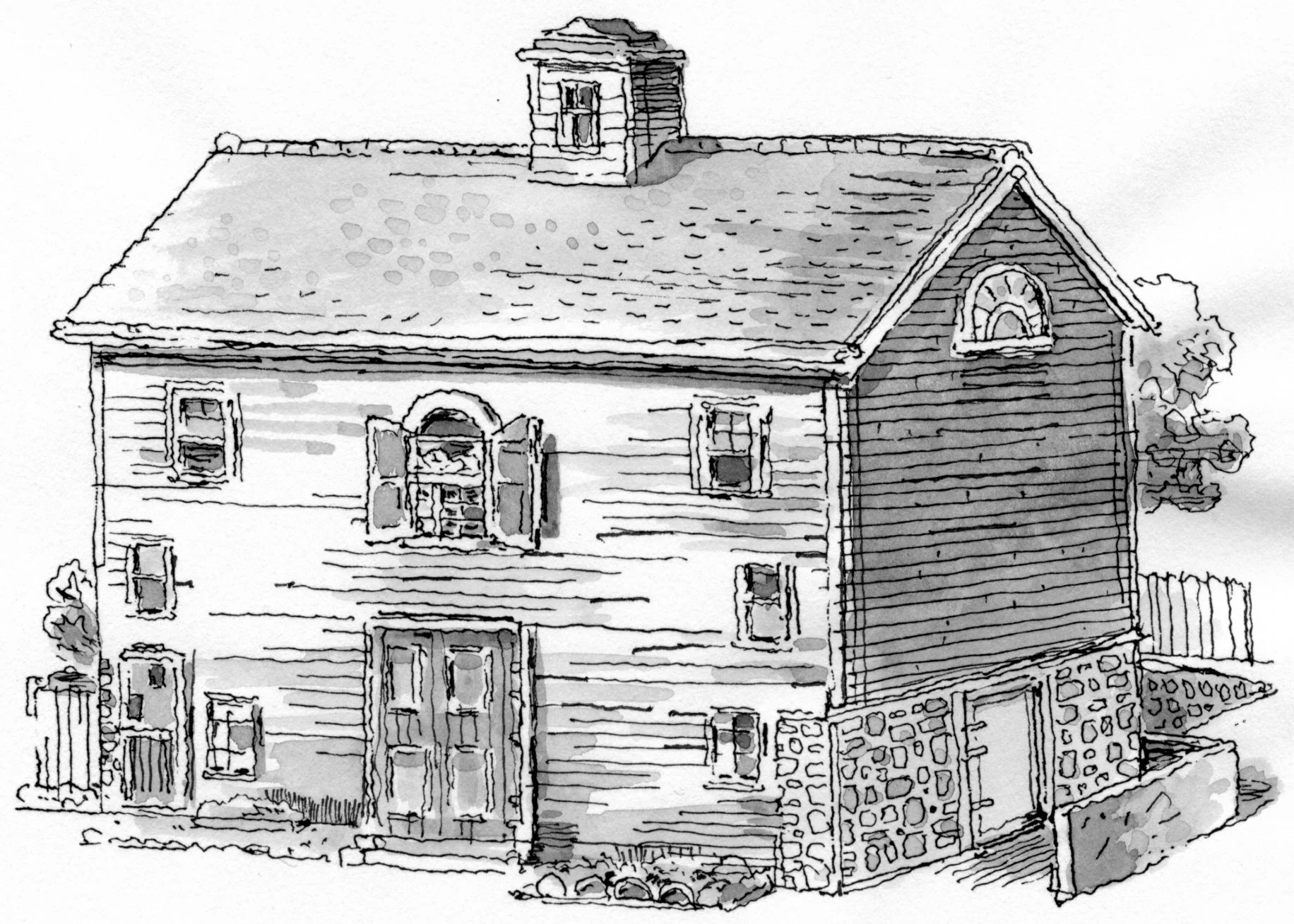 another drawing by John Cuneo