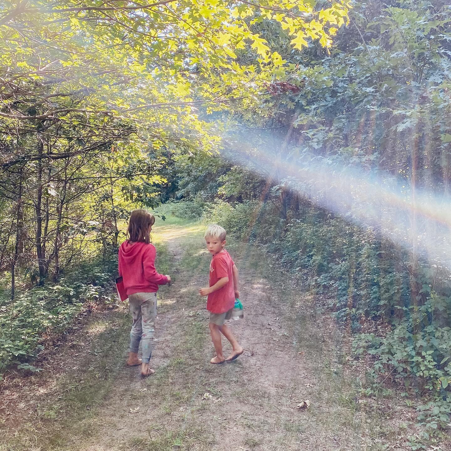 From last week when I took them camping and it was really hard and beautiful and brutal and sweet.

When despite the times that felt unbearable, we picked enough wild berries to make jam, caught and released frogs, SUP boarded through the lily pads a