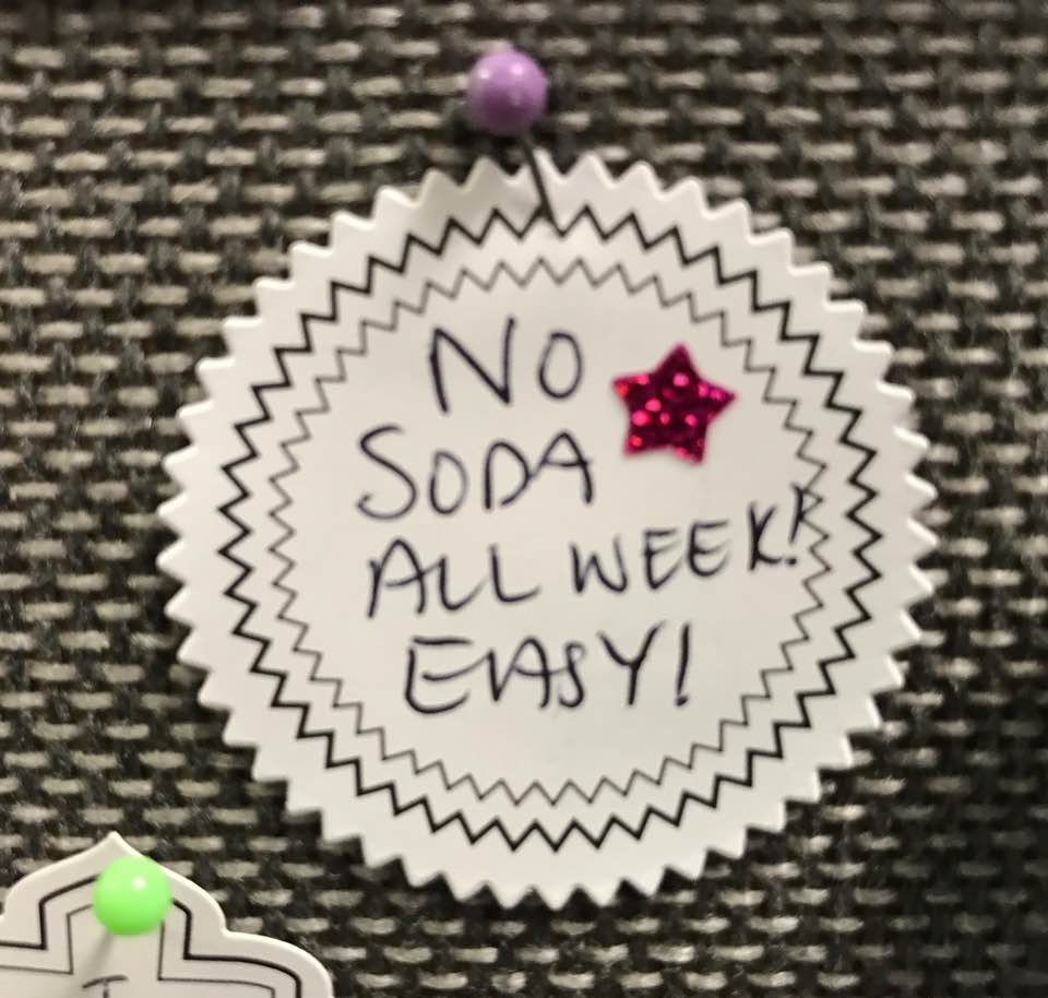 No soda all week! Easy!