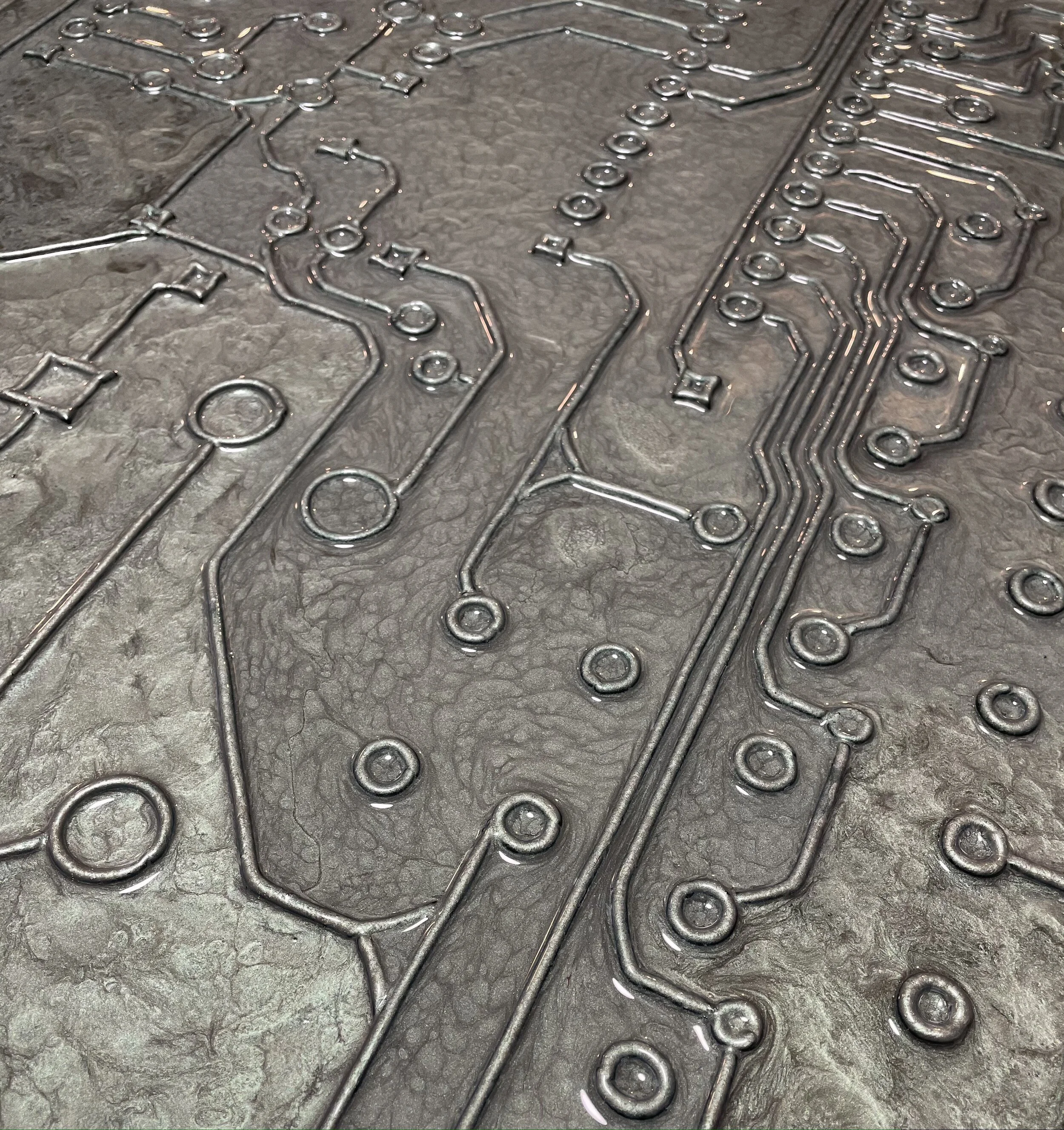 'sage circuitry' 36"x24" $3,800