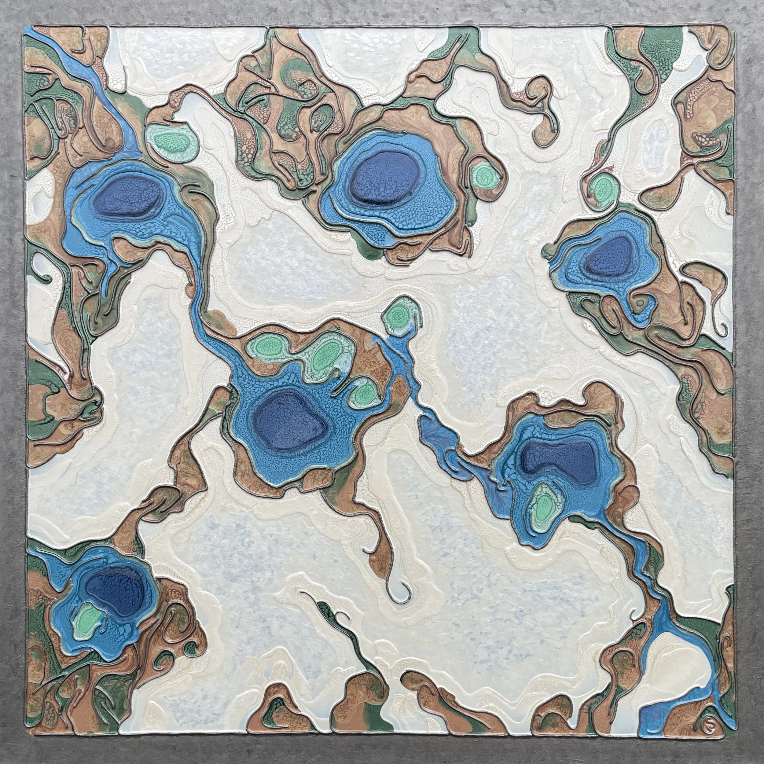 infinite answer 13, a yes maze, 48x48, 2025, $7,800