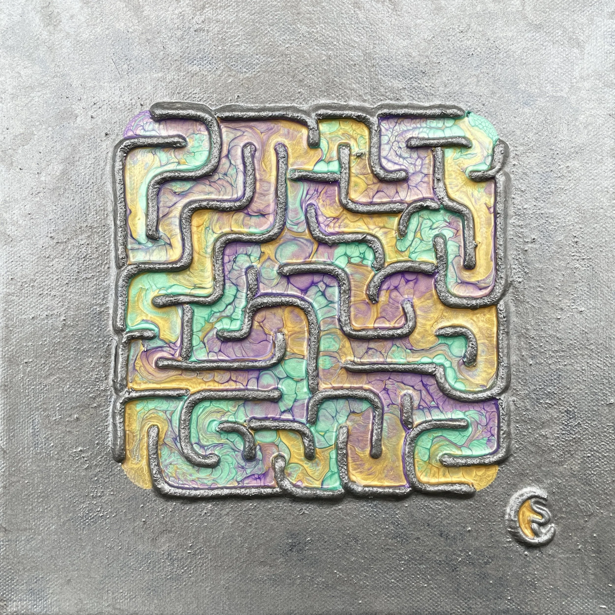 infinite answer 17, a yes maze, 10x10, 2025, $250