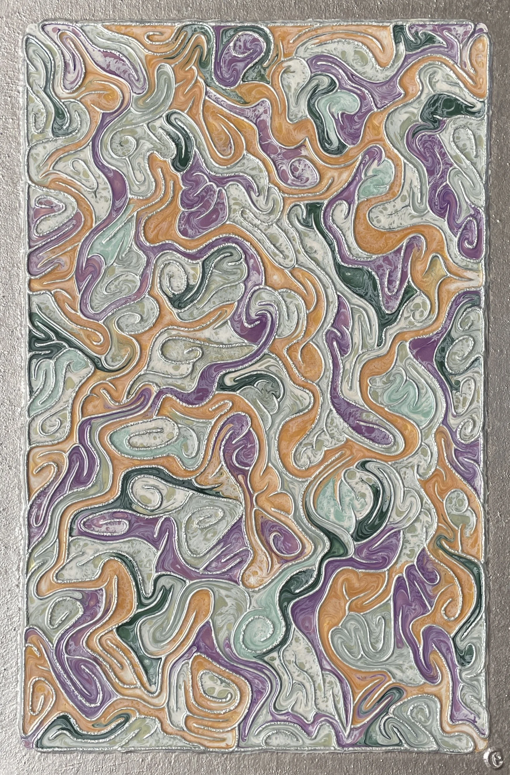infinite answer 1, a yes maze, 36x24, 2025, $7,800