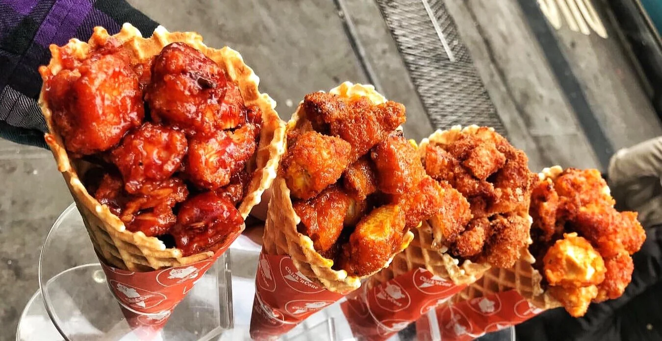 Chick'nCone Handheld Chicken & Waffles