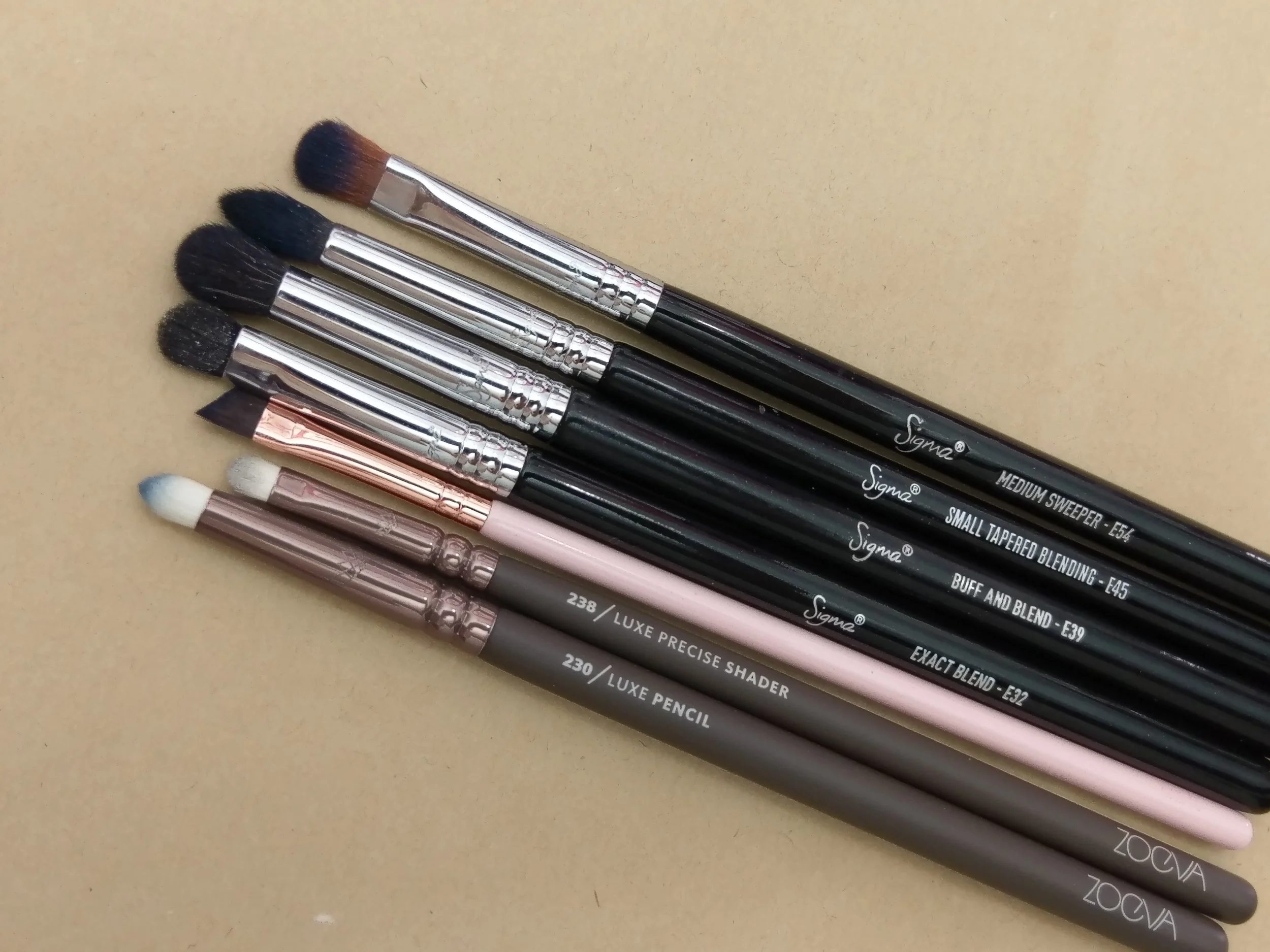 筆刷 Sigma Beauty、ZOEVA、ColourPop