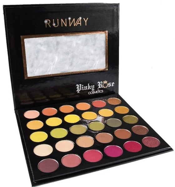 Pinky Rose Cosmetics Runway Palette 伸展台眼彩盤試色 Swatches