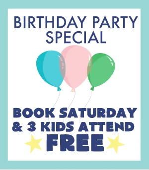 ($87 value, $100 deposit at booking, minimum of 10 kids required).
