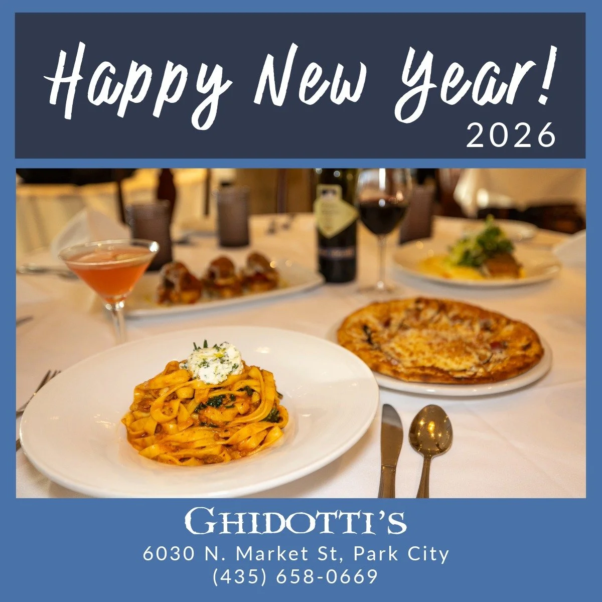 🥂 Buon Anno from the staff at Ghidotti&rsquo;s! 🇮🇹

As we welcome 2026, we want to thank you for sharing so many unforgettable moments and meals with us this past year. Your support and friendship mean the world to us.

May your New Year be filled