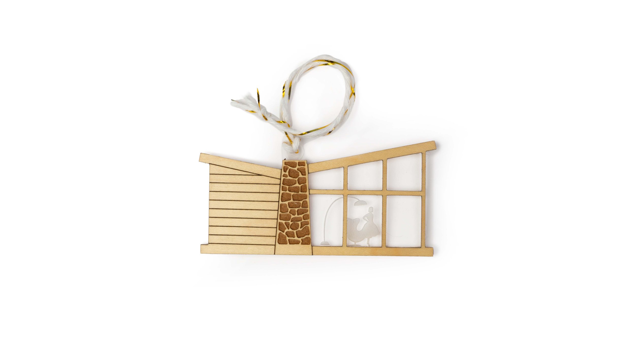 Mid Century Butterfly House Ornament