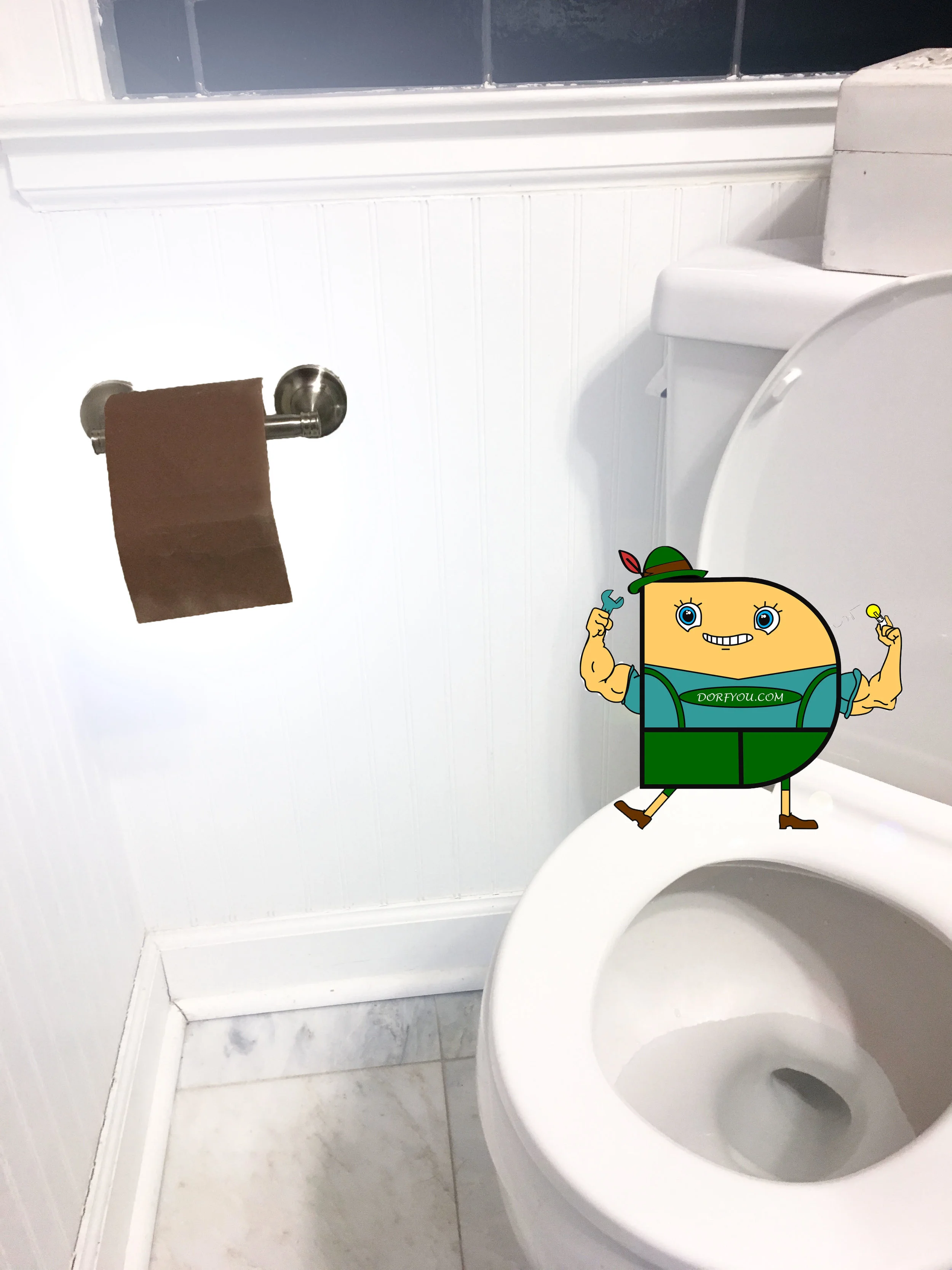 Variable Grit Toilet Paper