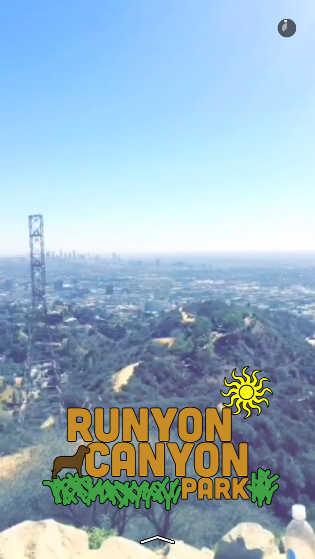 Made it to the top of Runyon Canyon while visiting Cali/LA