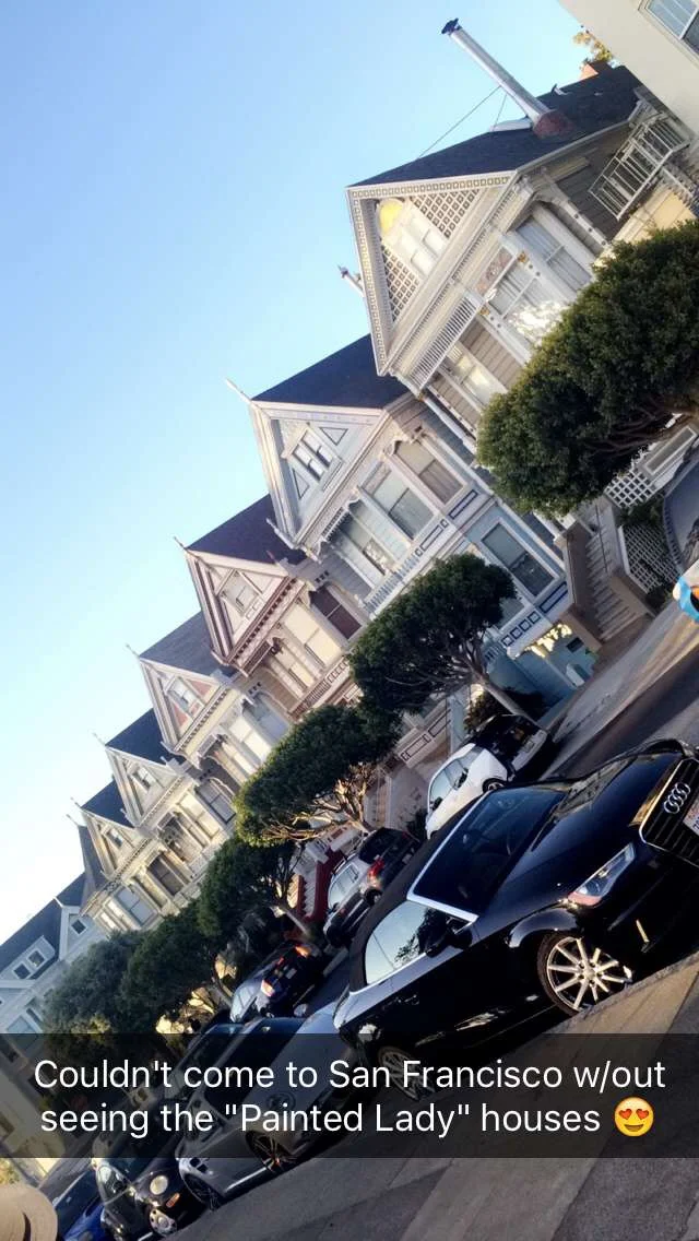  While in San Francisco, CA ... Had to visit the "Painted Lady" Homes ;) 