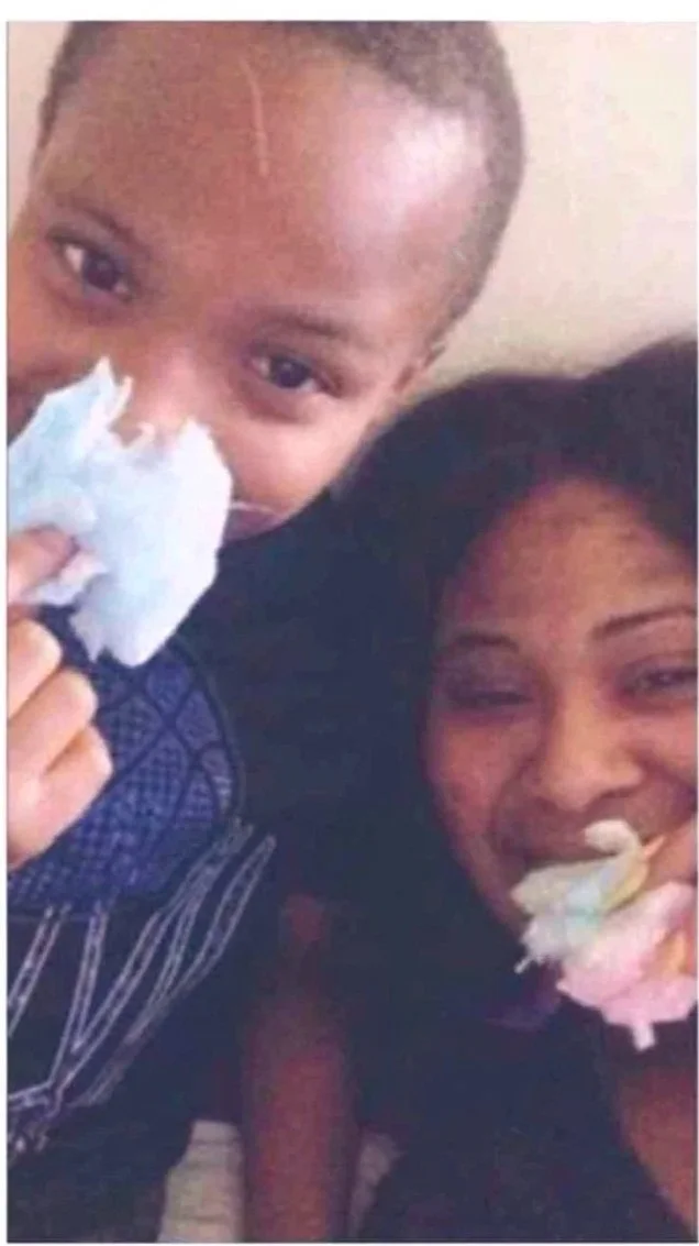 Me and my nephew a few years ago, we both love cotton candy. 