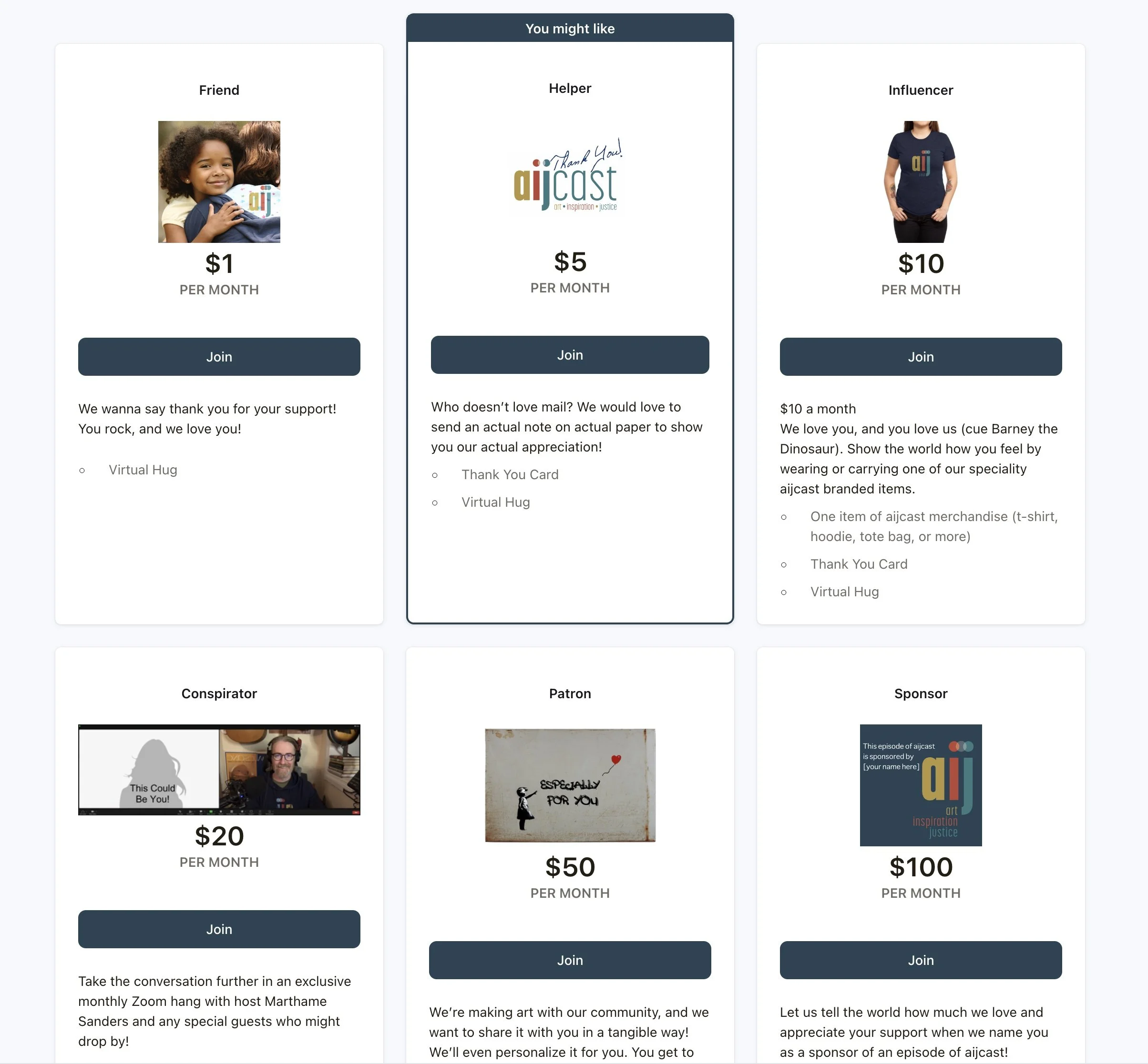 Our Patreon Page!