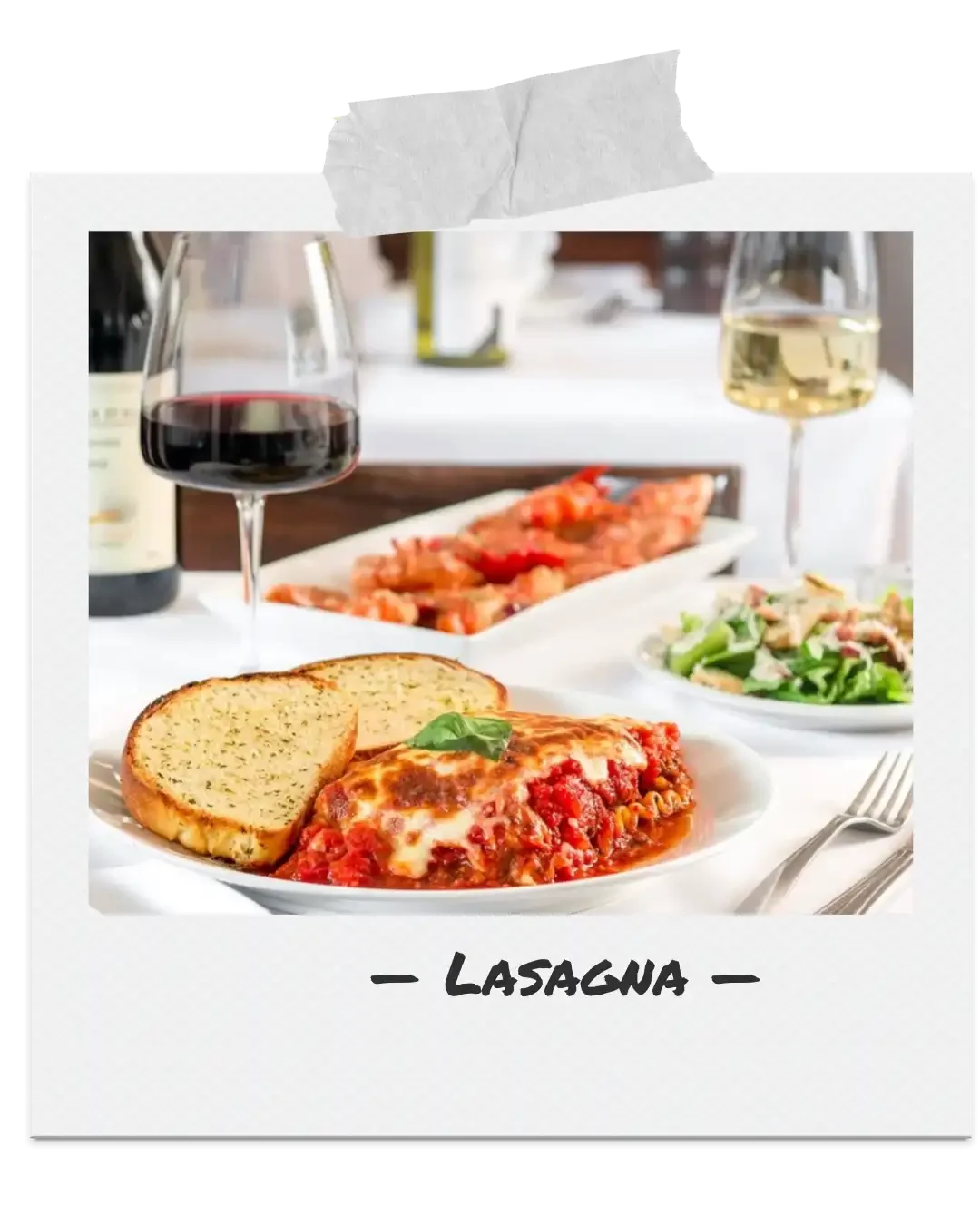 Lasagna served at La Dolce Vita Italian restaurant in Ottawa