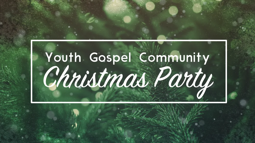 Youth Gospel Community Christmas Party Redemption Parker