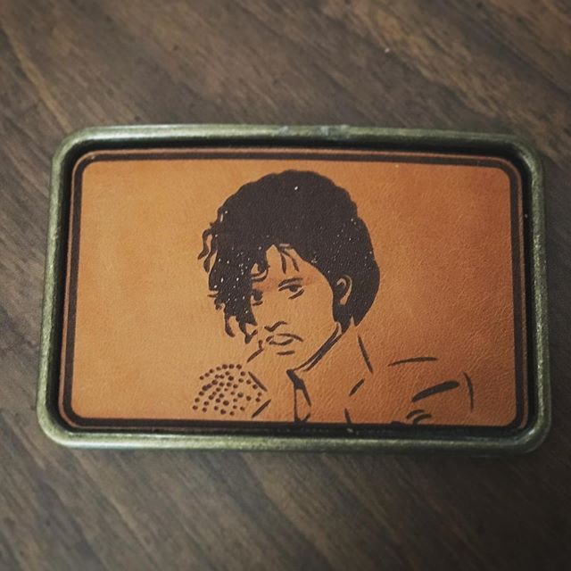 #prince #beltbuckles for #sale. DM me to #purchase! Very easy &amp; cheap to ship. $24
#leather #metal #wood #laseretched .
.
.
.
.
#laser #lasercutter #graphicdesign #purplerain #funk #rnb #soul #fashion #accesories #music