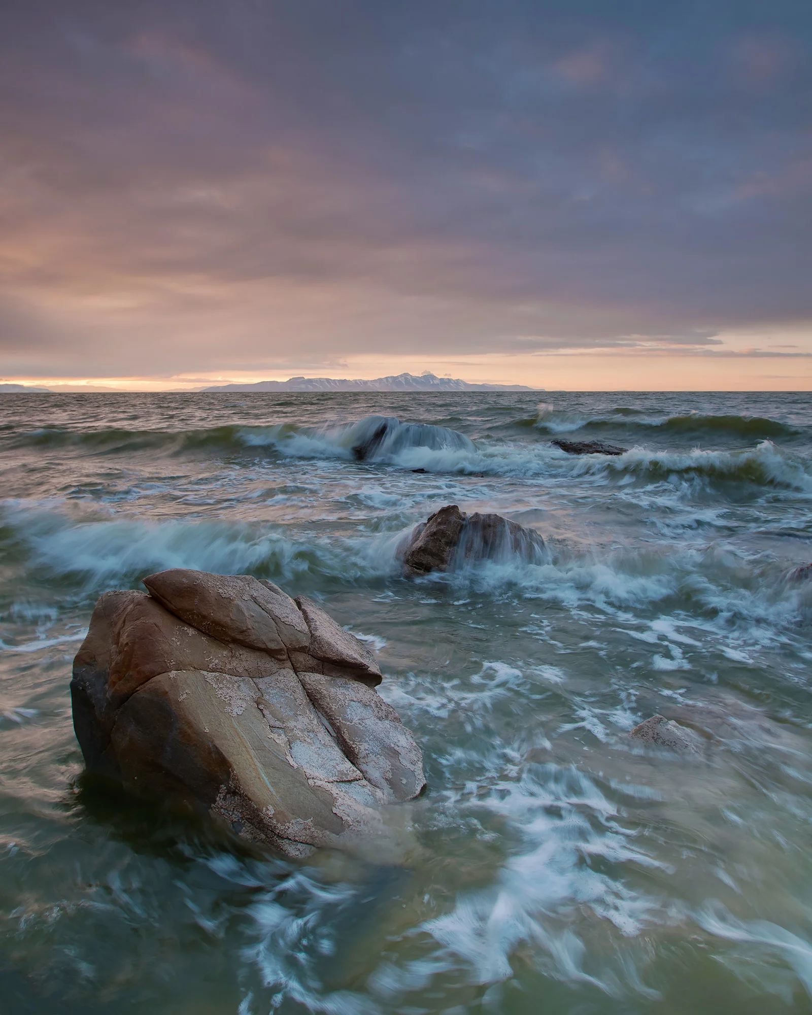 ROUGH WATERS
 Great Salt Lake, Utah