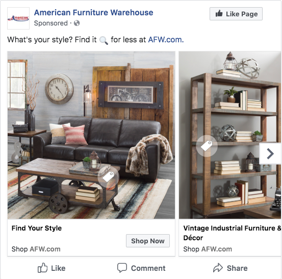 Facebook Campaign Samples