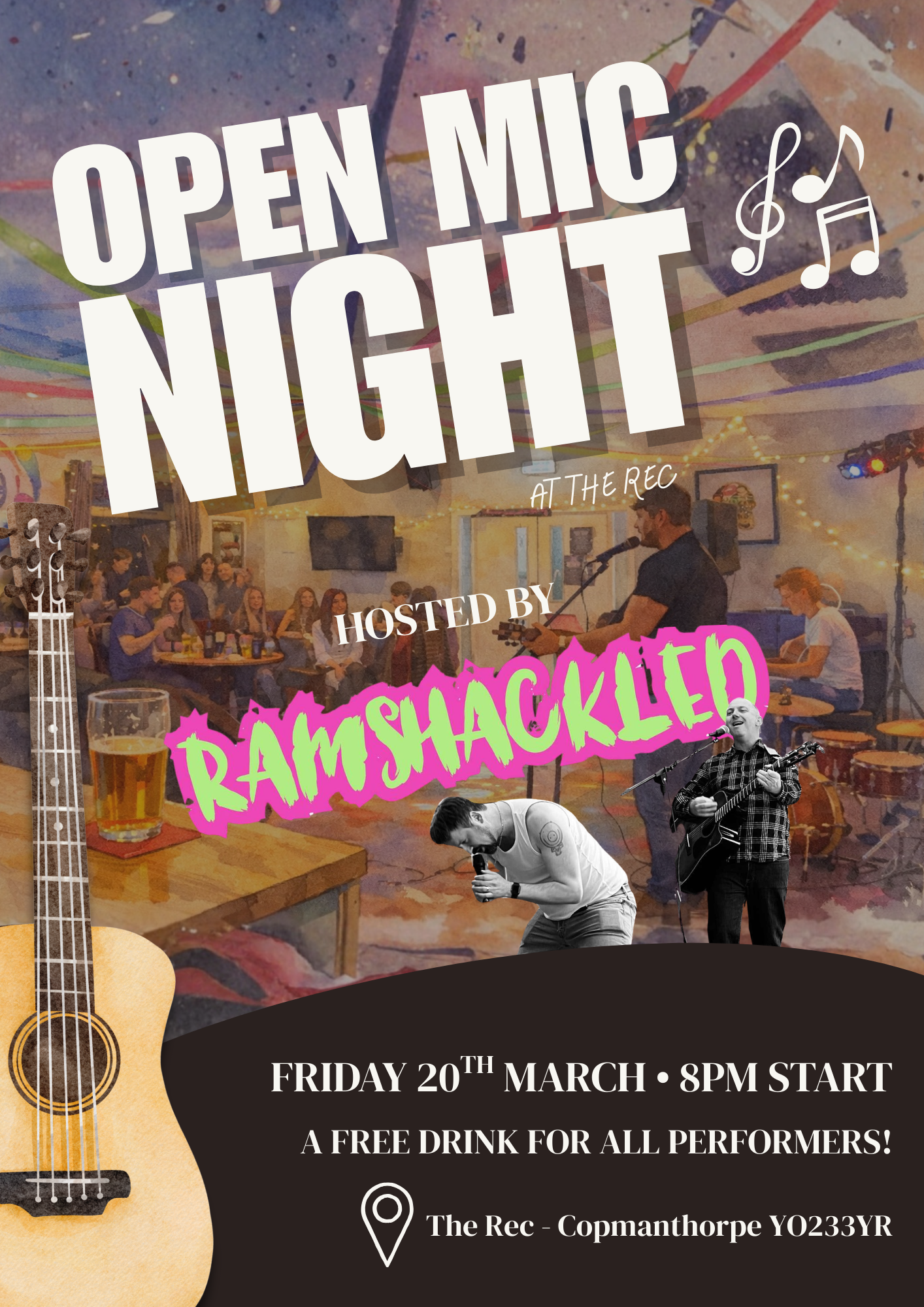 Open Mic Night Hosted By Ramshackled