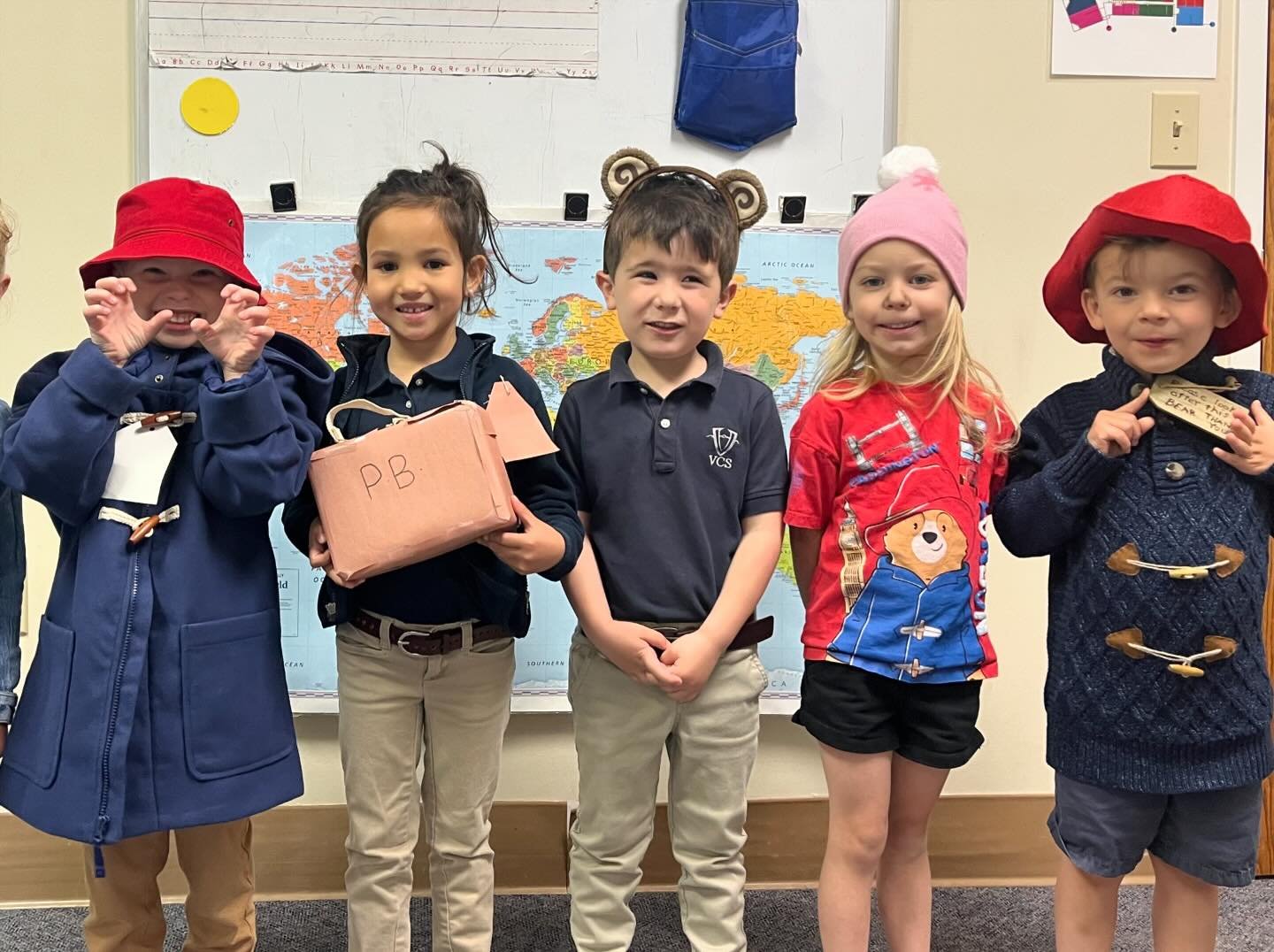 Paddington book party day for Pre-K!

Book parties are just one way that VCS strives to bring good literature to life for our students! pre-K has been listening to Paddington as a read-aloud this spring, and today gets to celebrate with a big party! 