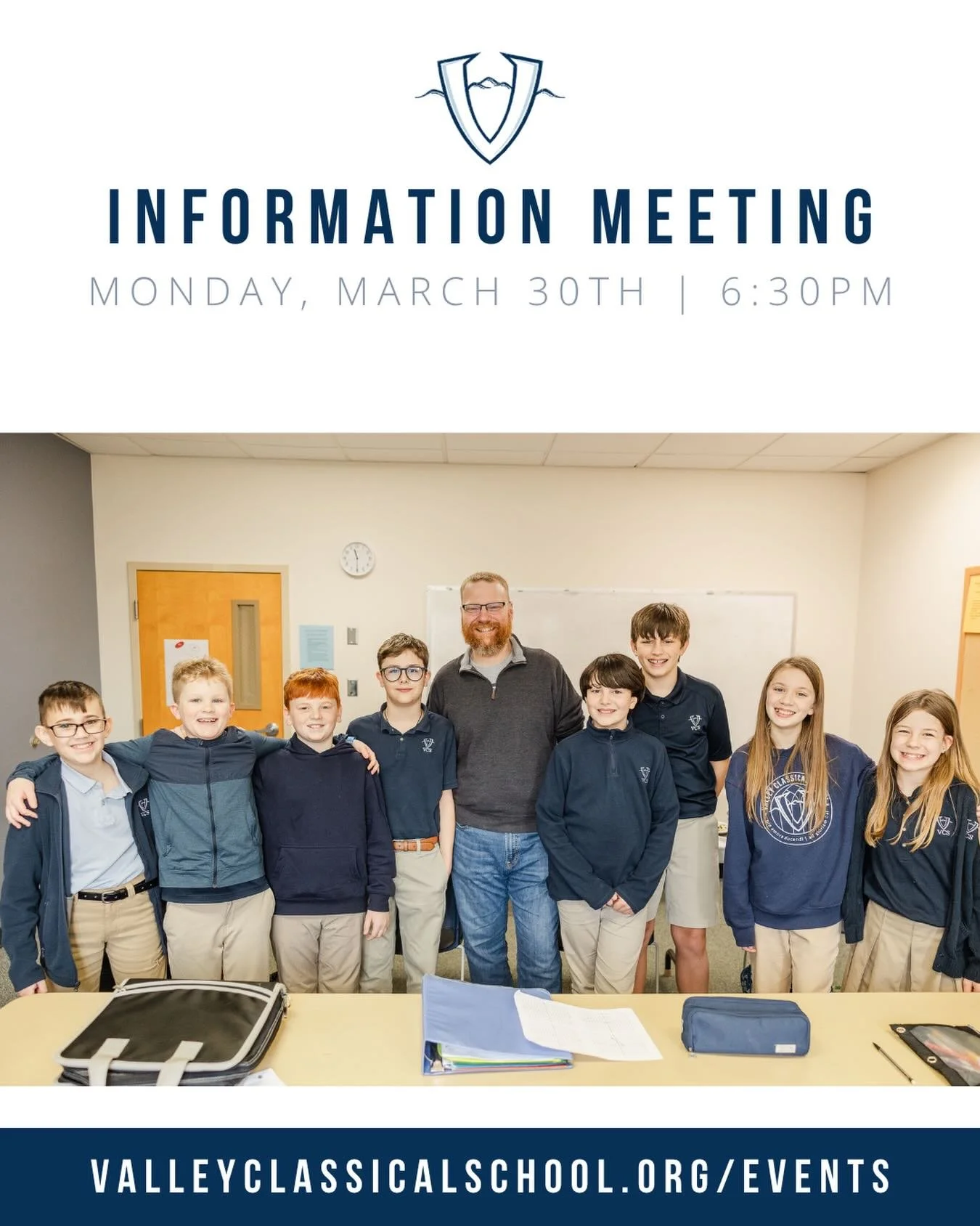 Don&rsquo;t miss out - there are only two more information meetings scheduled for this spring! The next opportunity to learn about our classical, collaborative, Christian approach to education is this coming Monday, March 30 at 6:30 PM. Come here fro