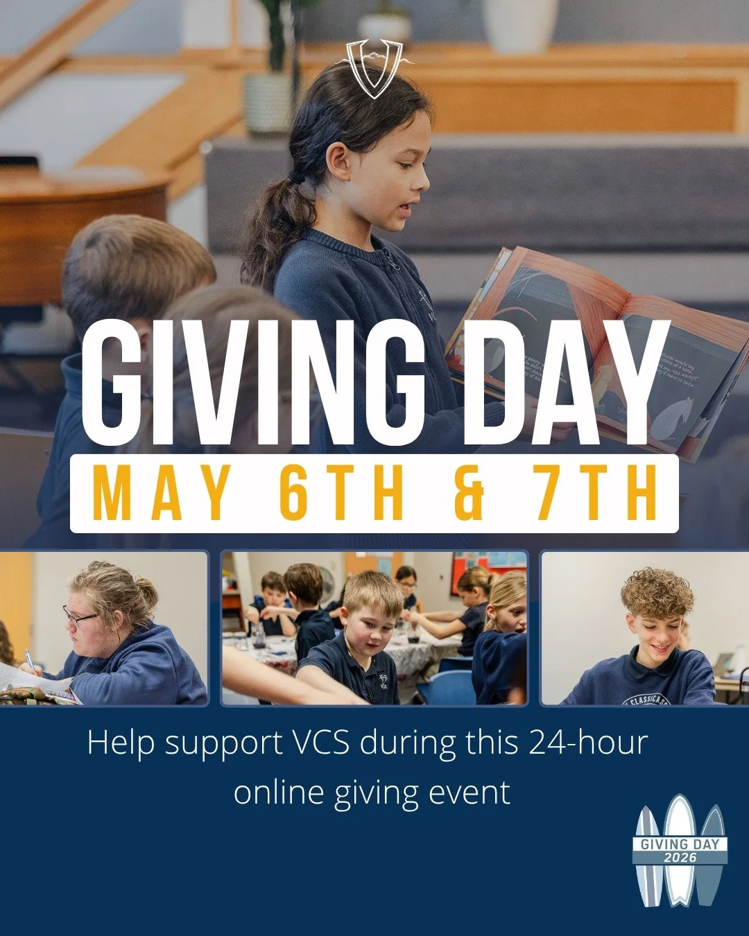 We're participating in Giving Day again this year and we're excited to share about this great opportunity to support our school!

To donate during this 24-hour online event hosted by The John 1:16 Foundation, look for the link in our Insta story the 